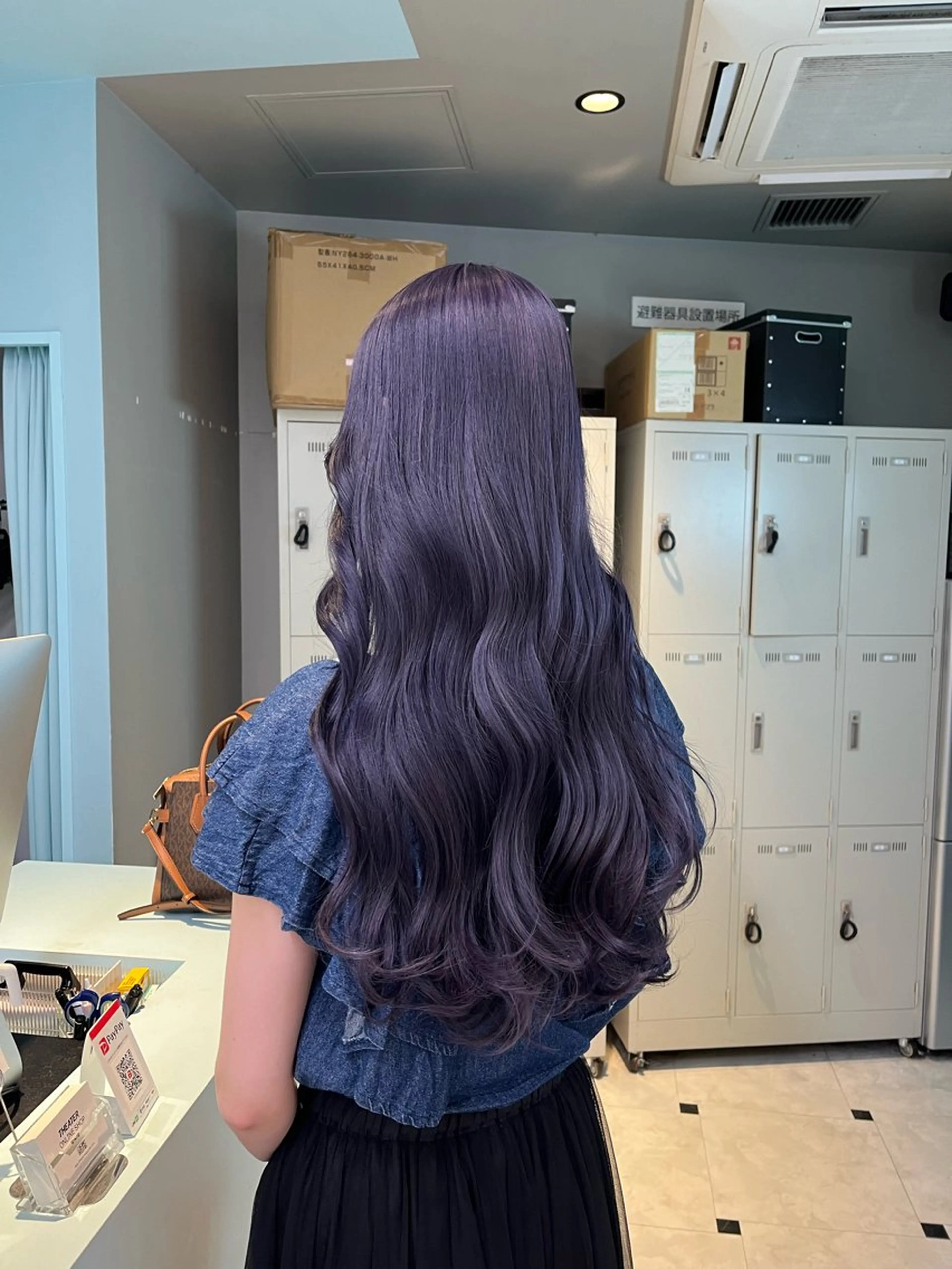 ロング カラー ヘアカラー トリートメント ブリーチカラー 🩵MIZUKIのヘアスタイル