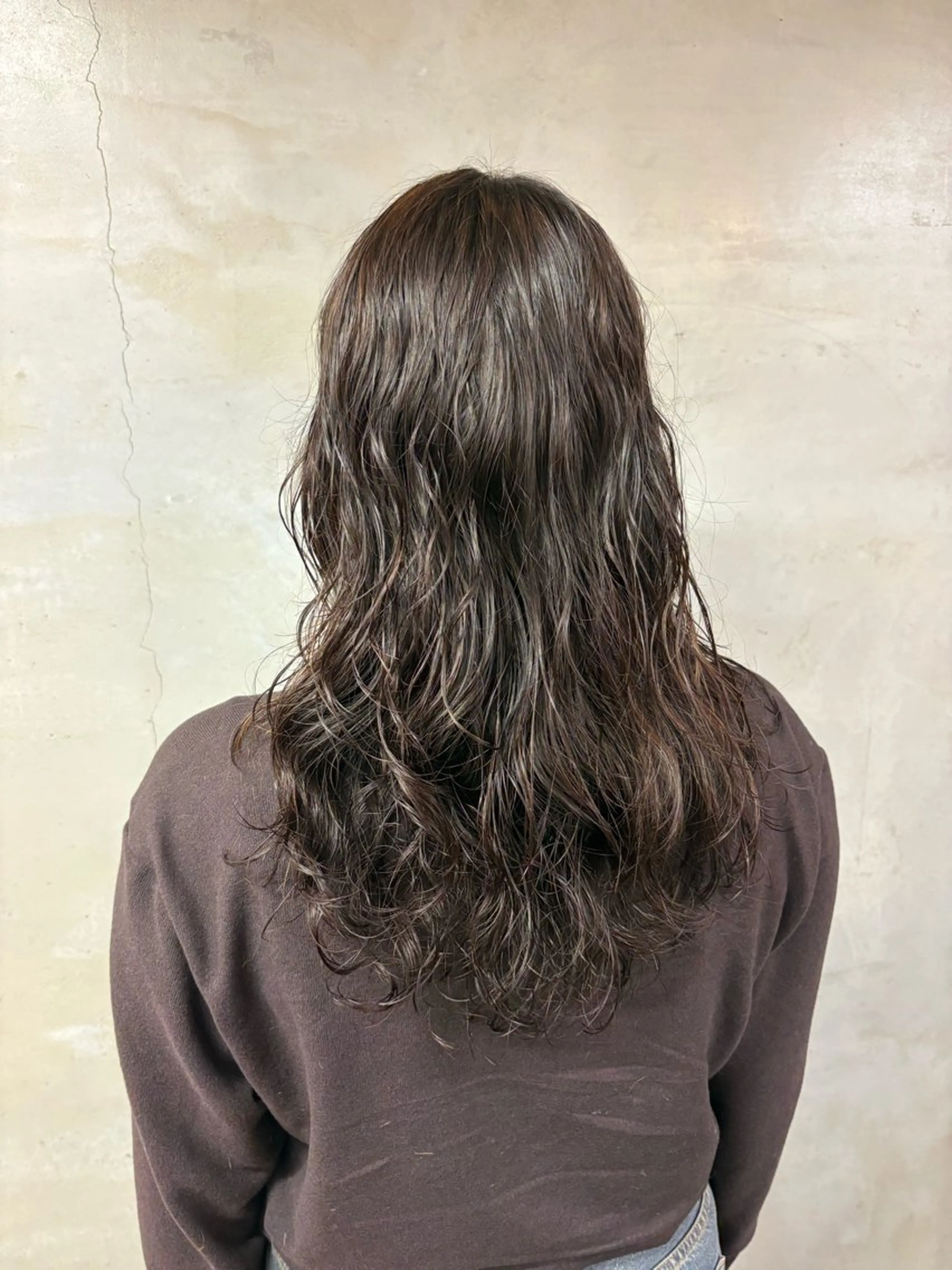 ロング パーマ 🍳しながわ はるか🍳のヘアスタイル