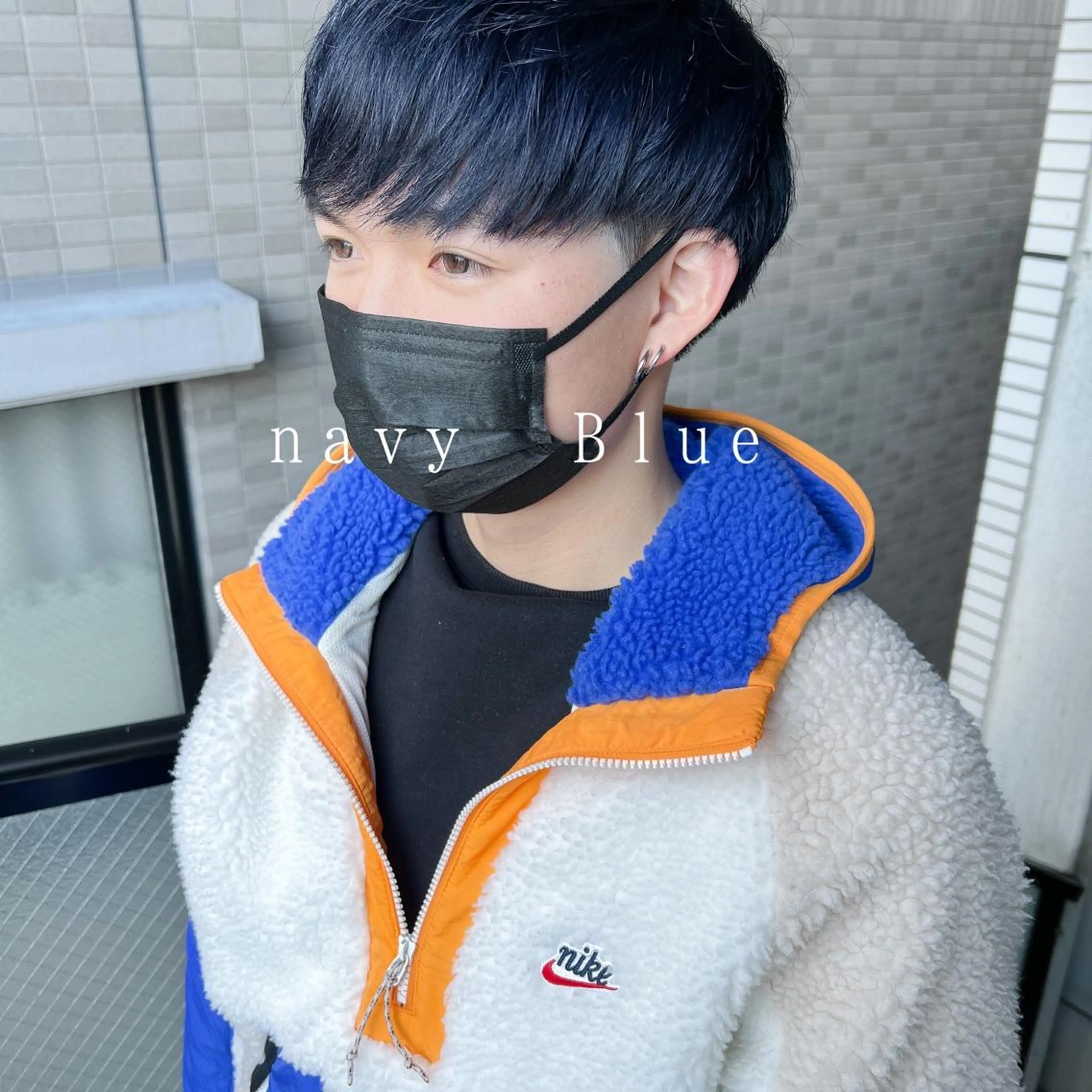 ショート カラー ネイビーカラー カラーパティシエ facce🌼ikoのヘアスタイル