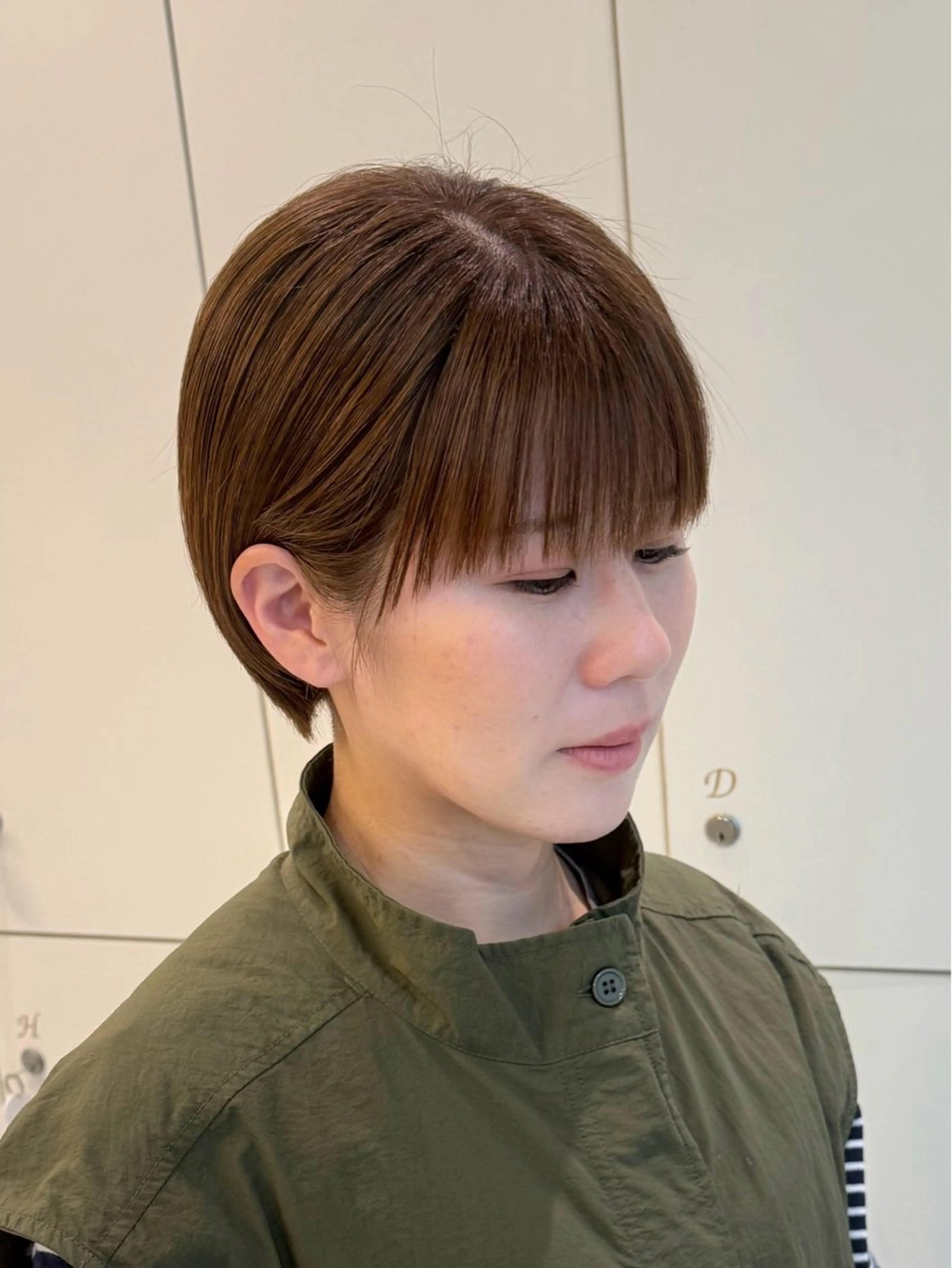 ショート 【ショート/ボブ 丸みショート】深萱のヘアスタイル