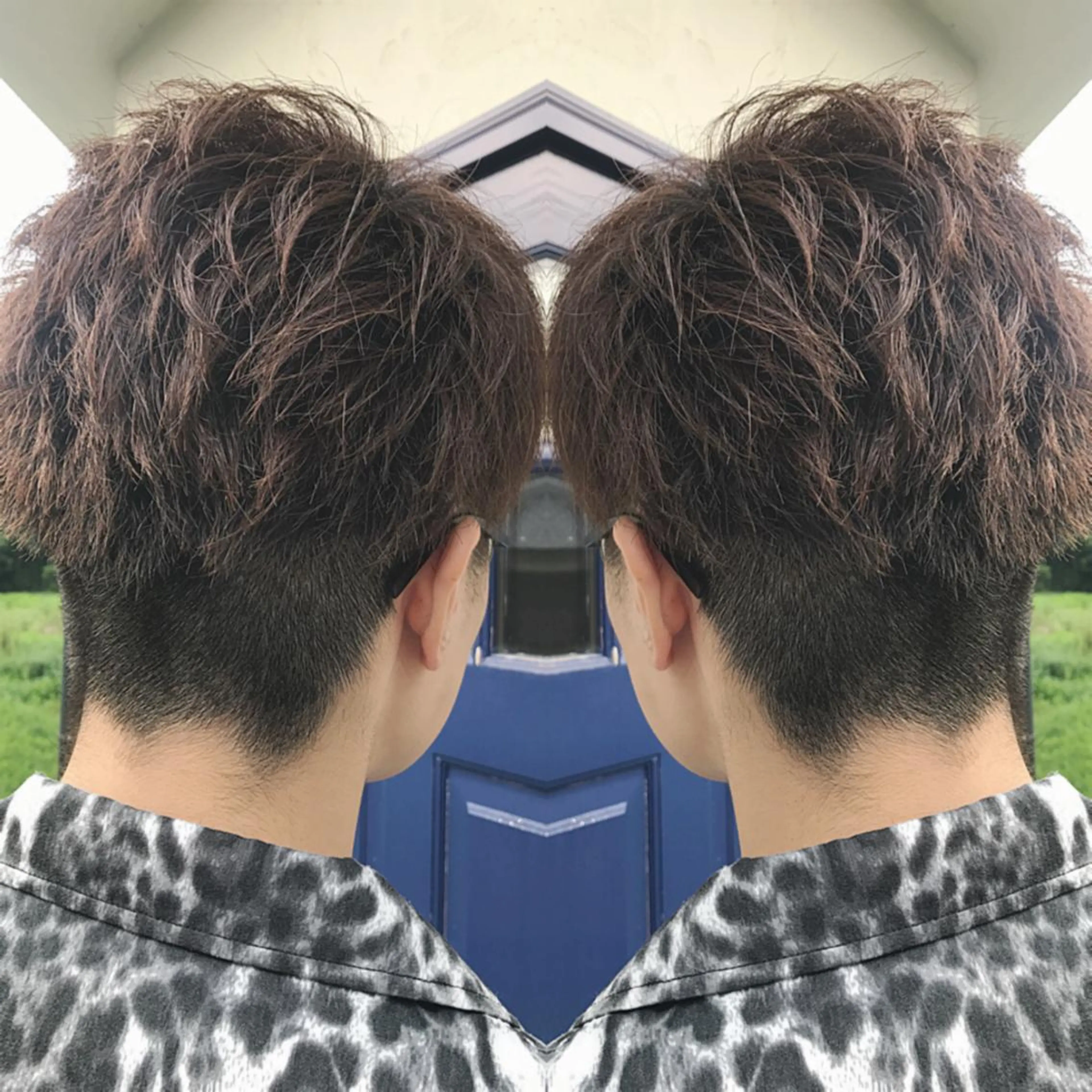 ショート カラー メンズ 重政 和樹のヘアスタイル