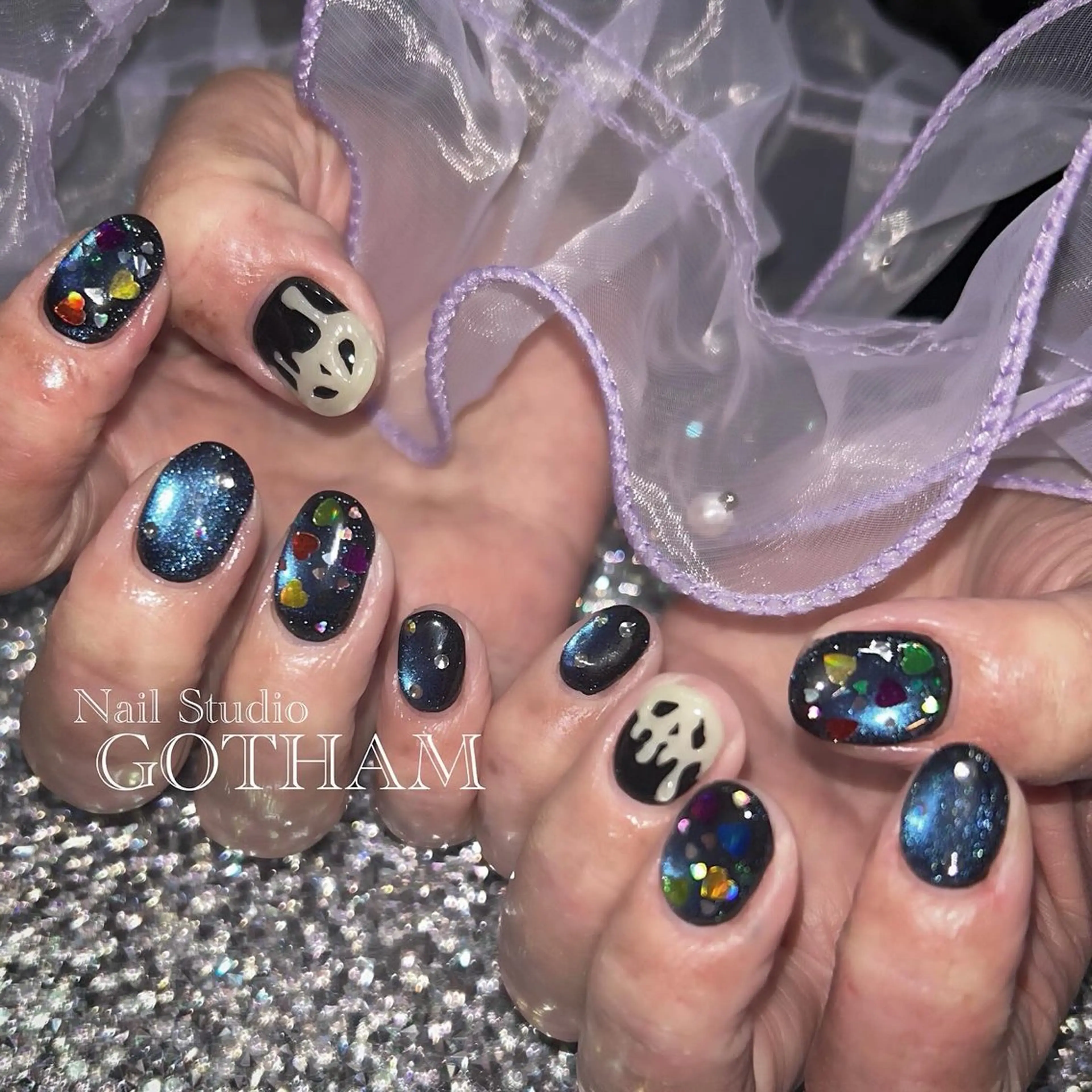 ネイル ハンドネイル Nail Studio GOTHAM所属・高円寺駅からすぐ🌈 ネイルGOTHAMのネイルデザイン