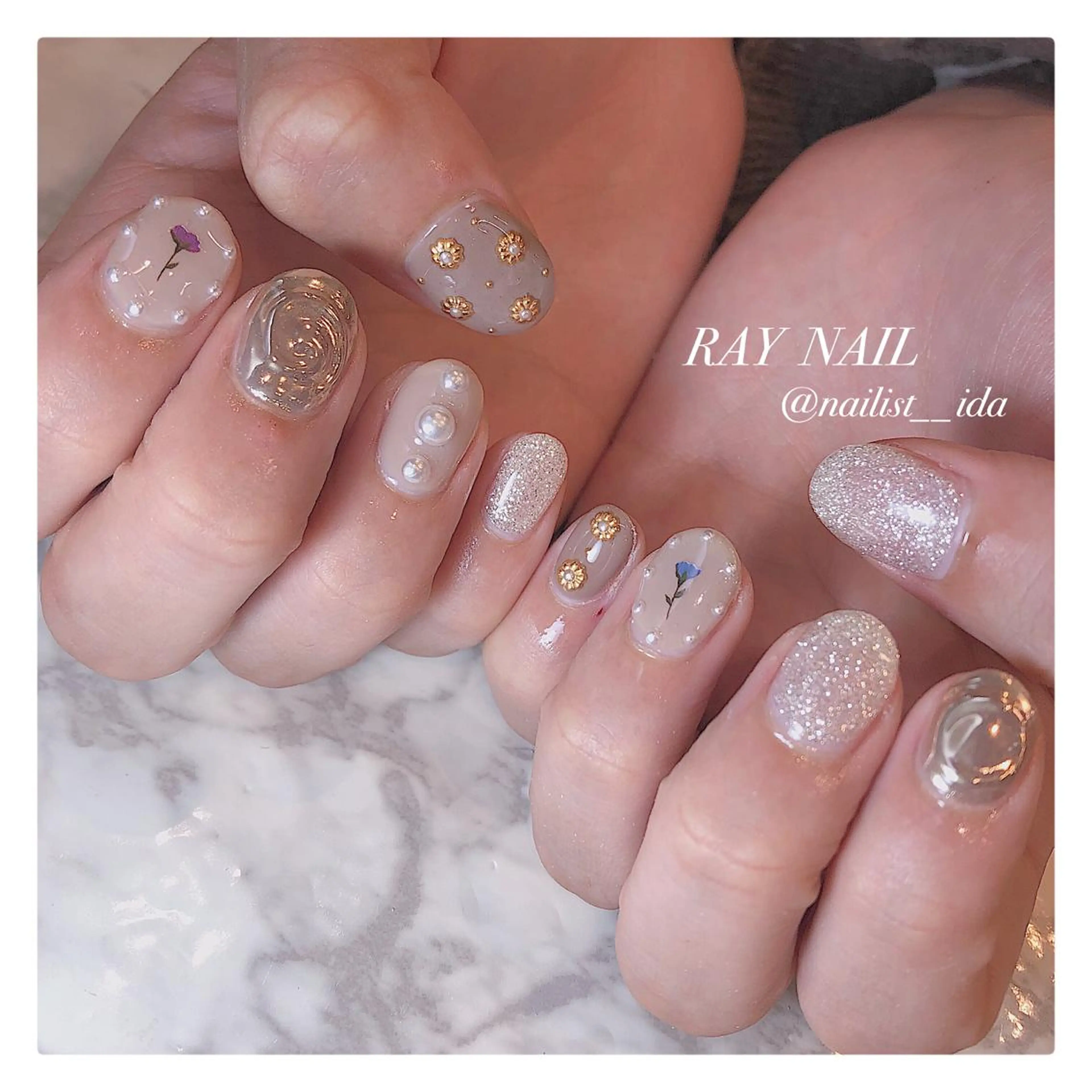 ネイル Arowa 伊田のネイルデザイン