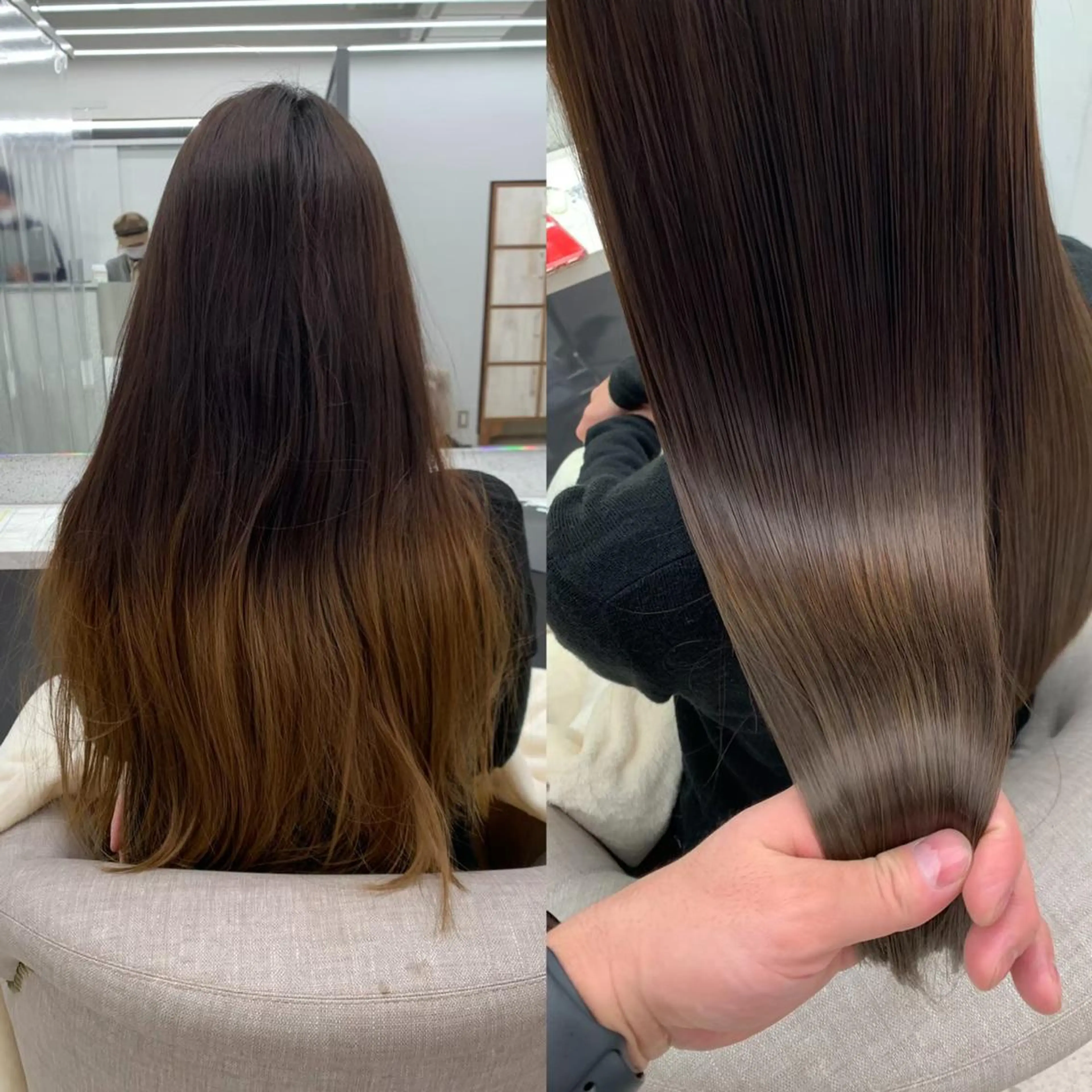 ロング 韓国風🤍 イワサキ　リコ🍒のヘアスタイル