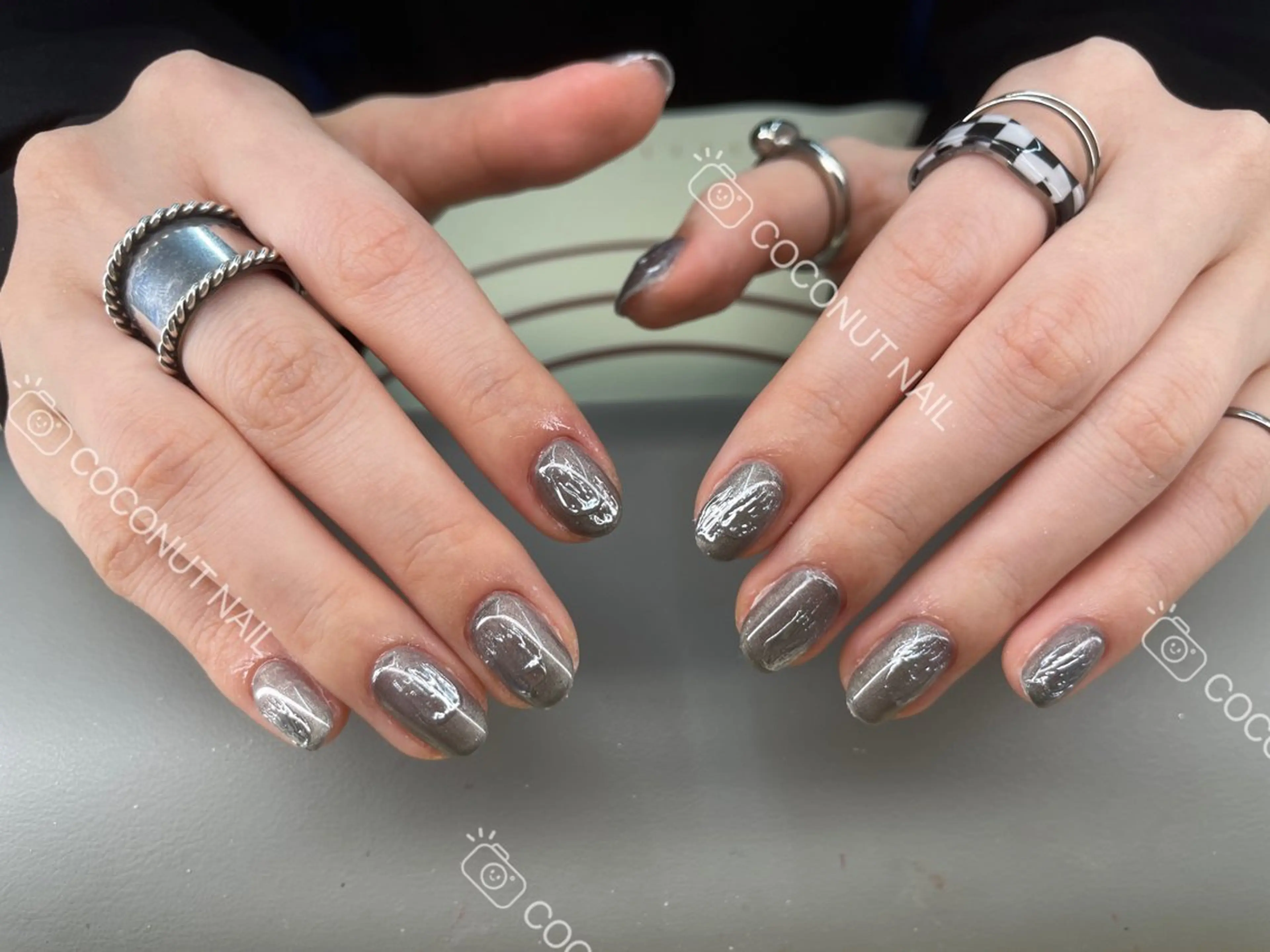 ネイル ハンドネイル 神田 ココナッツのネイルデザイン