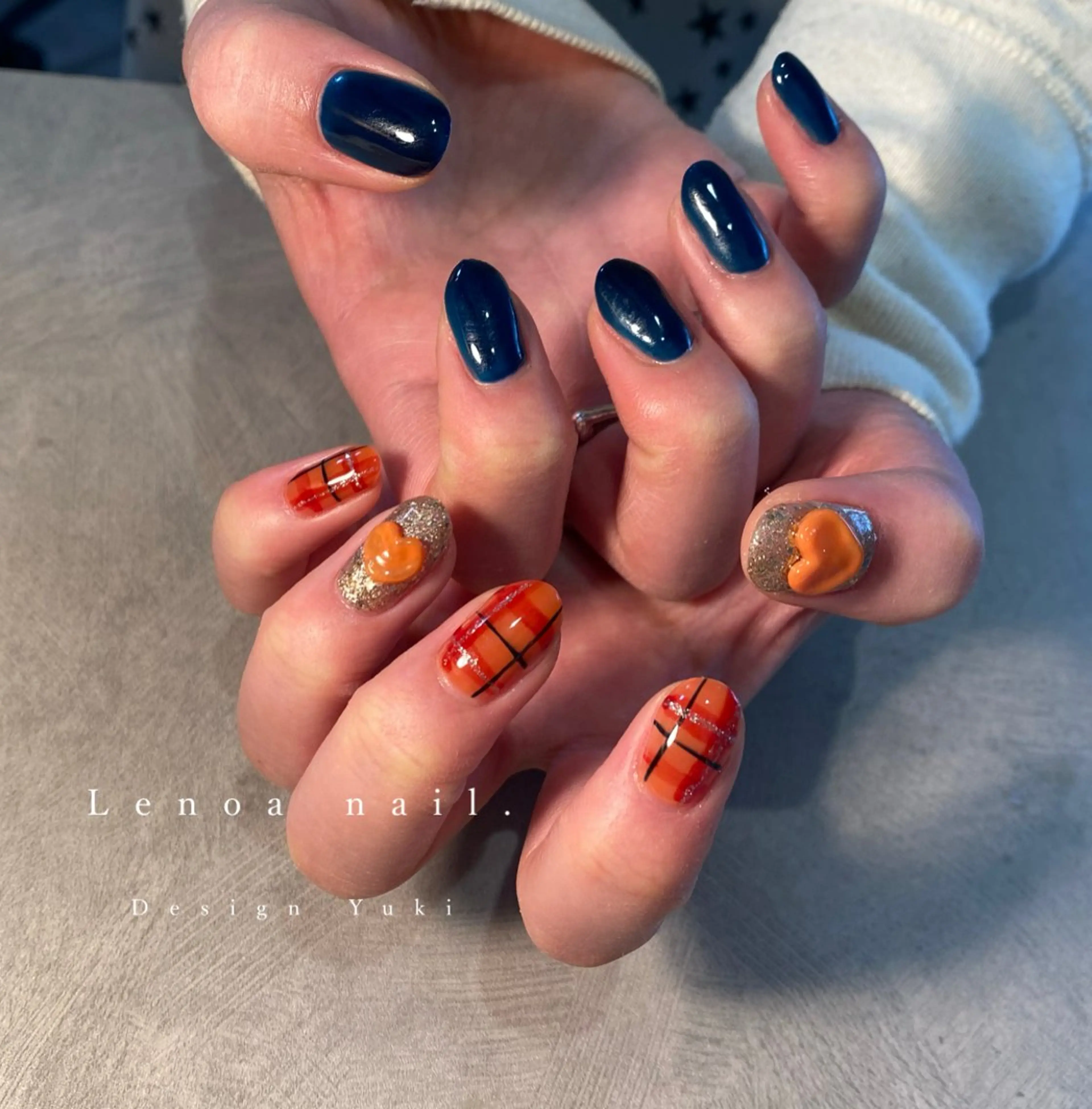 ネイル ハンドネイル Lenoa Yukiのネイルデザイン