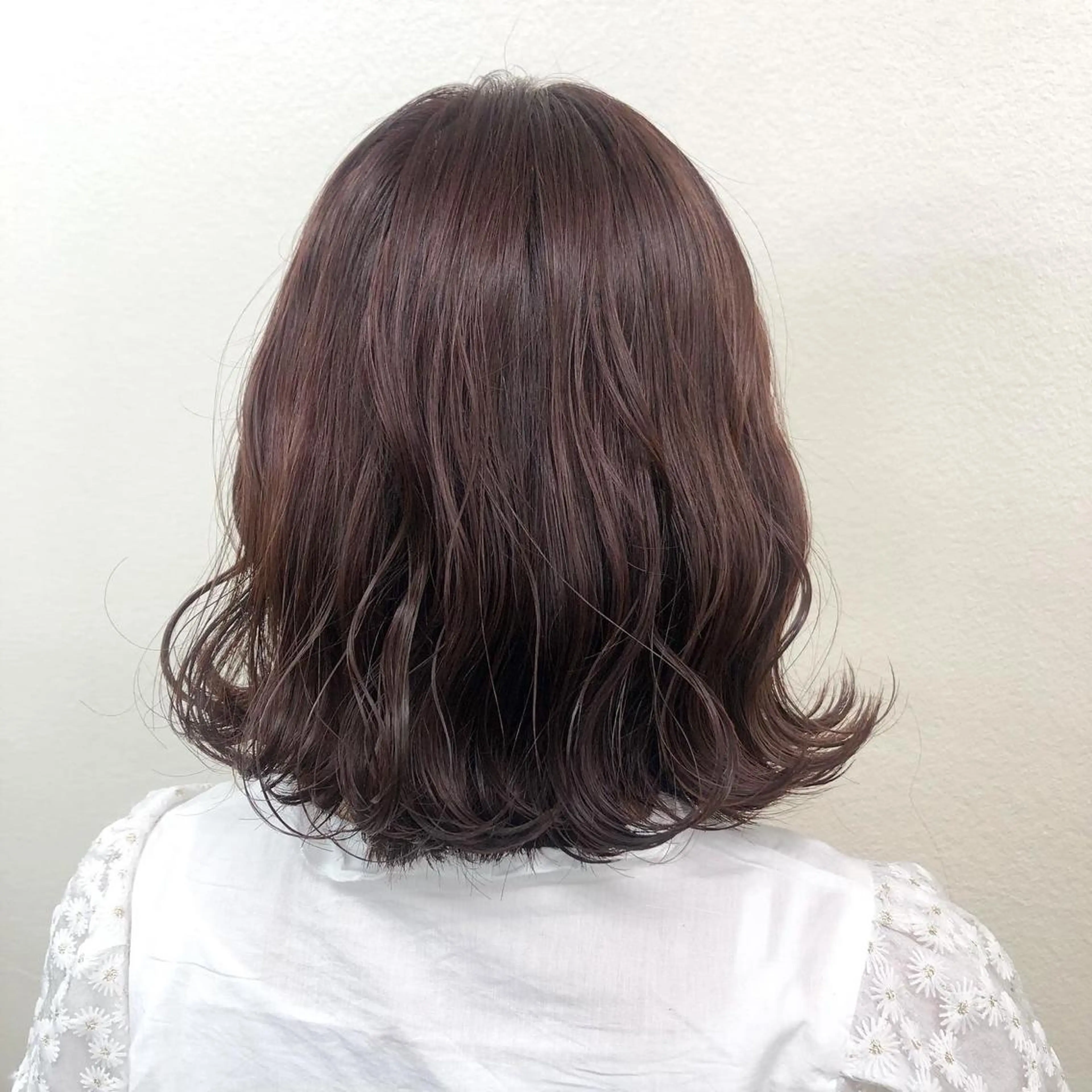 セミロング カラー カット ヘアカラー トリートメント ヘッドスパ ヘアセット 暖色🩷透明感カラー ♡Maika♡のヘアスタイル