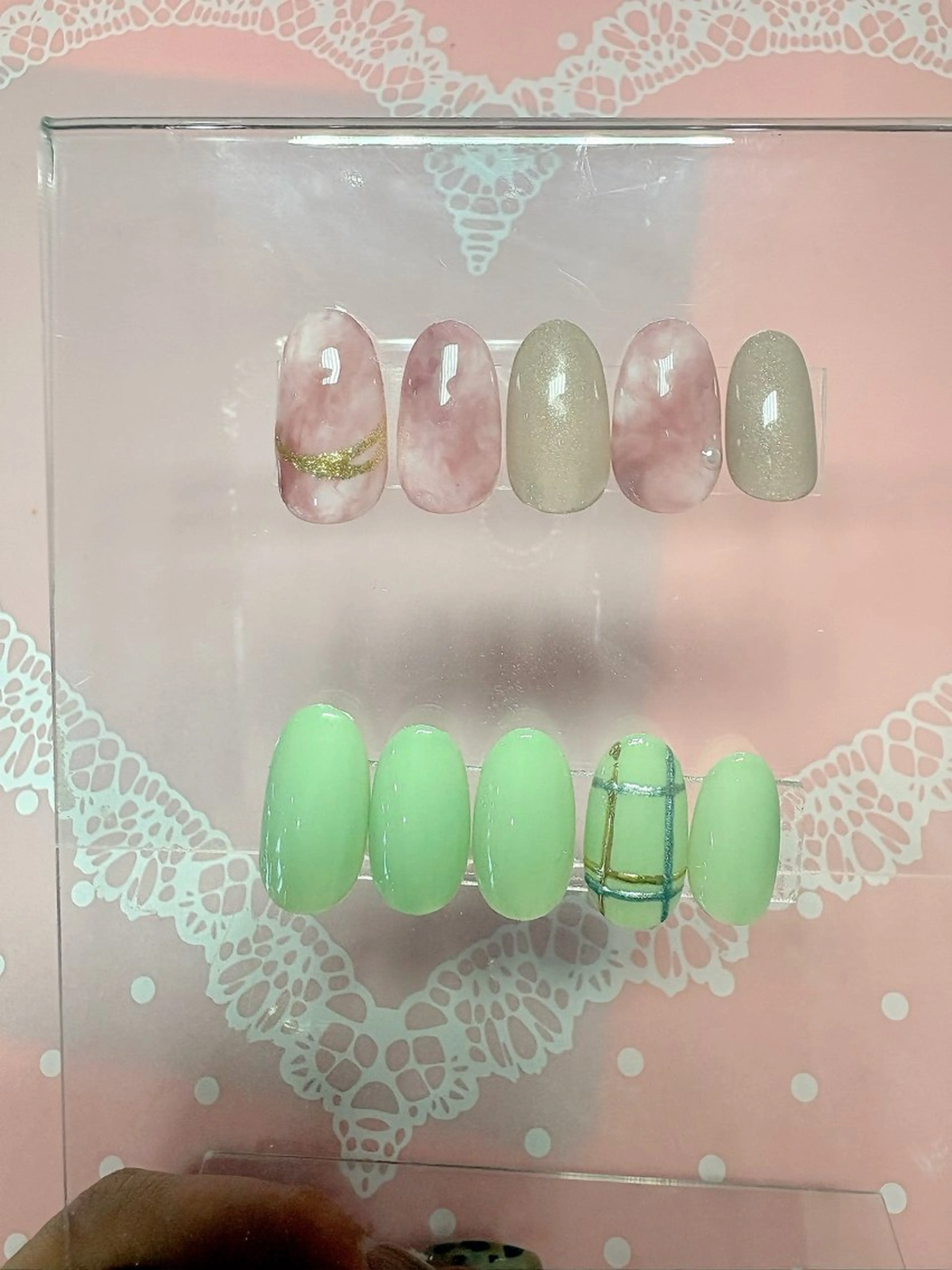 メンズ ネイル シンプルネイル School ALiceのネイルデザイン