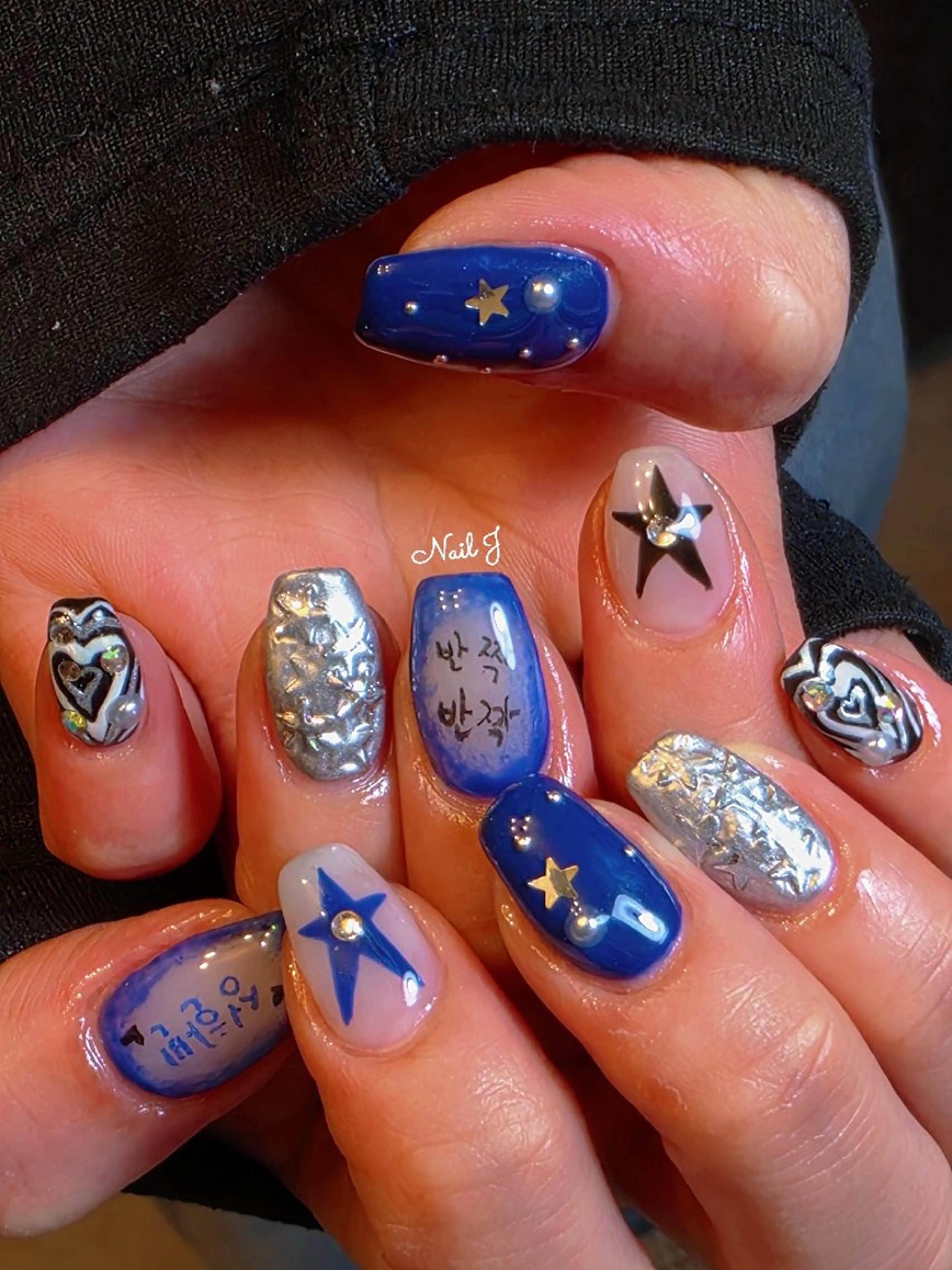 ネイル 韓国ネイル 春ネイル ハンドネイル Nail Jのネイルデザイン