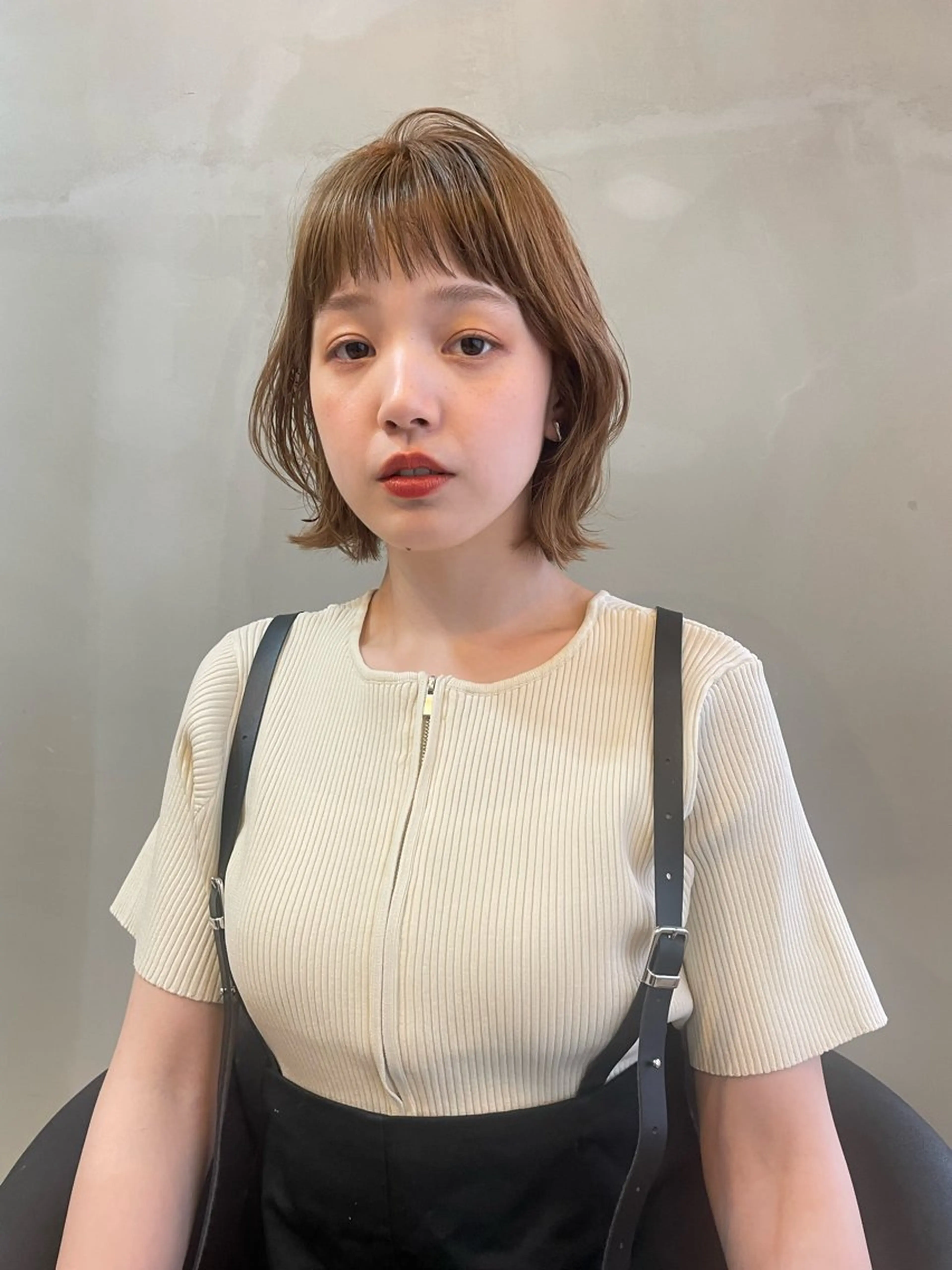 ショート カラー カット ヘアカラー トリートメント ショート/ボブ/ 心斎橋/宮脇美奈のヘアスタイル