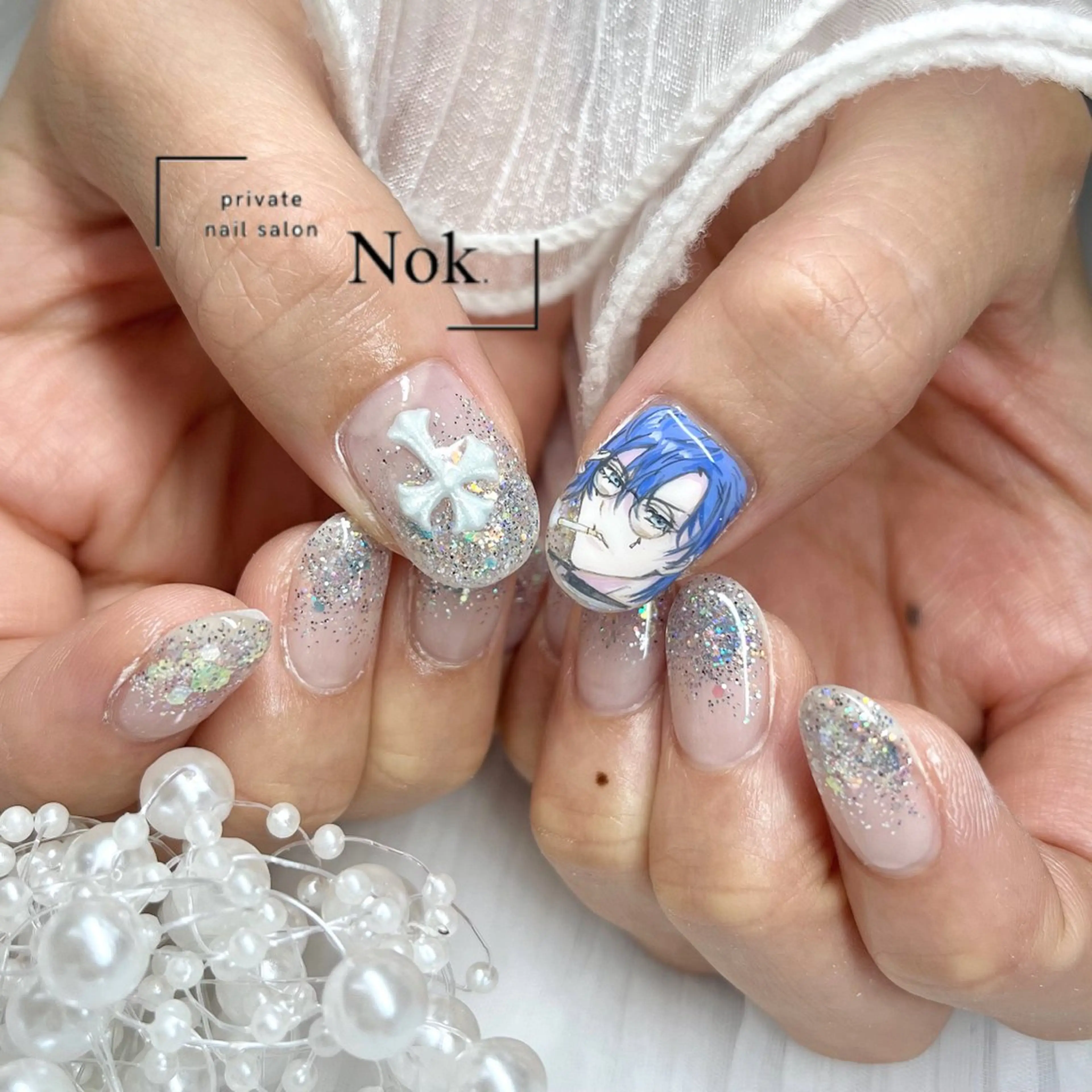 ネイル ハンドネイル 池袋痛ネイル Nok. 渡辺のネイルデザイン