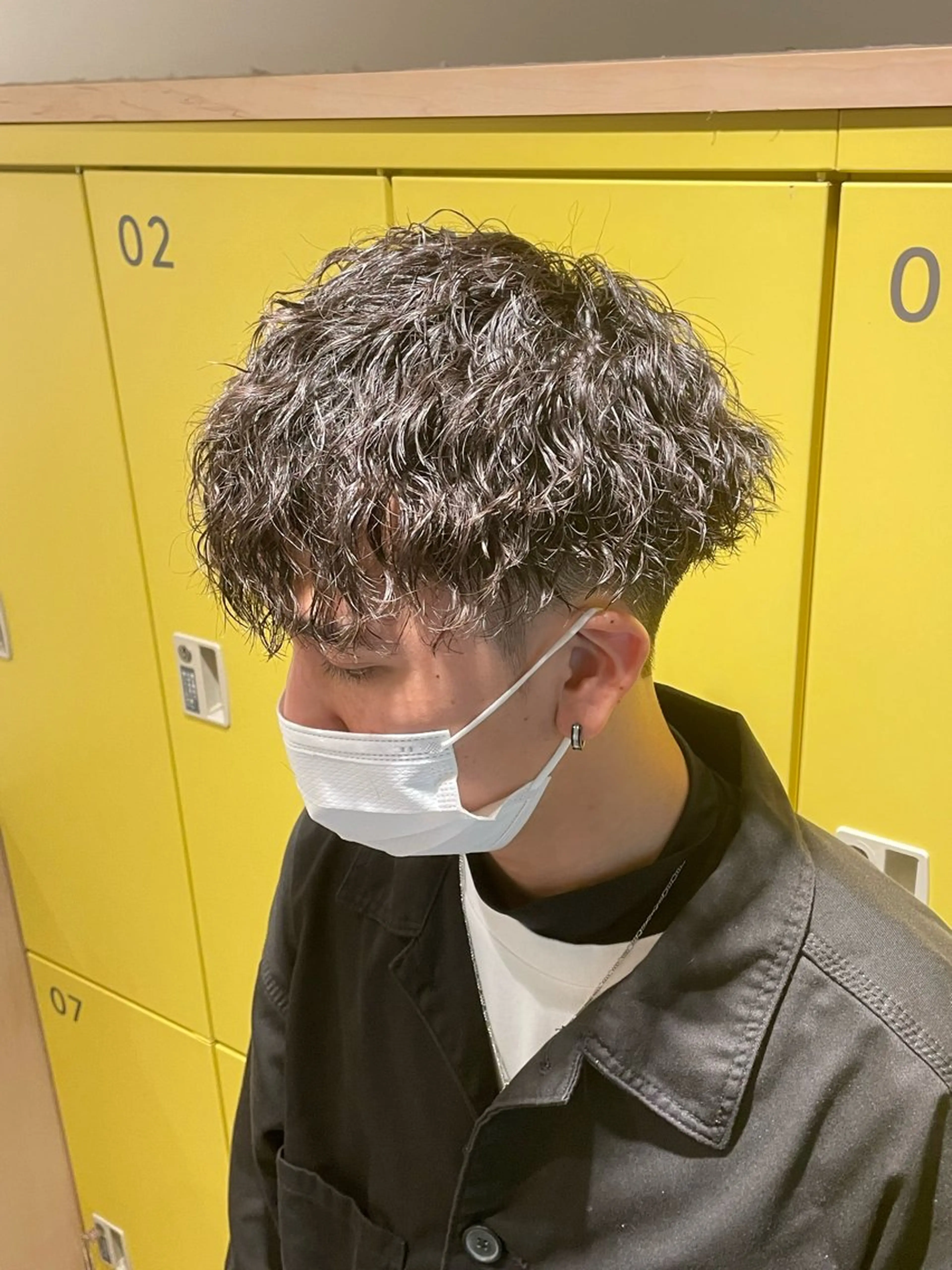 パーマ メンズ Le'a所属・渋谷/フェード/ 國分 翔のヘアスタイル