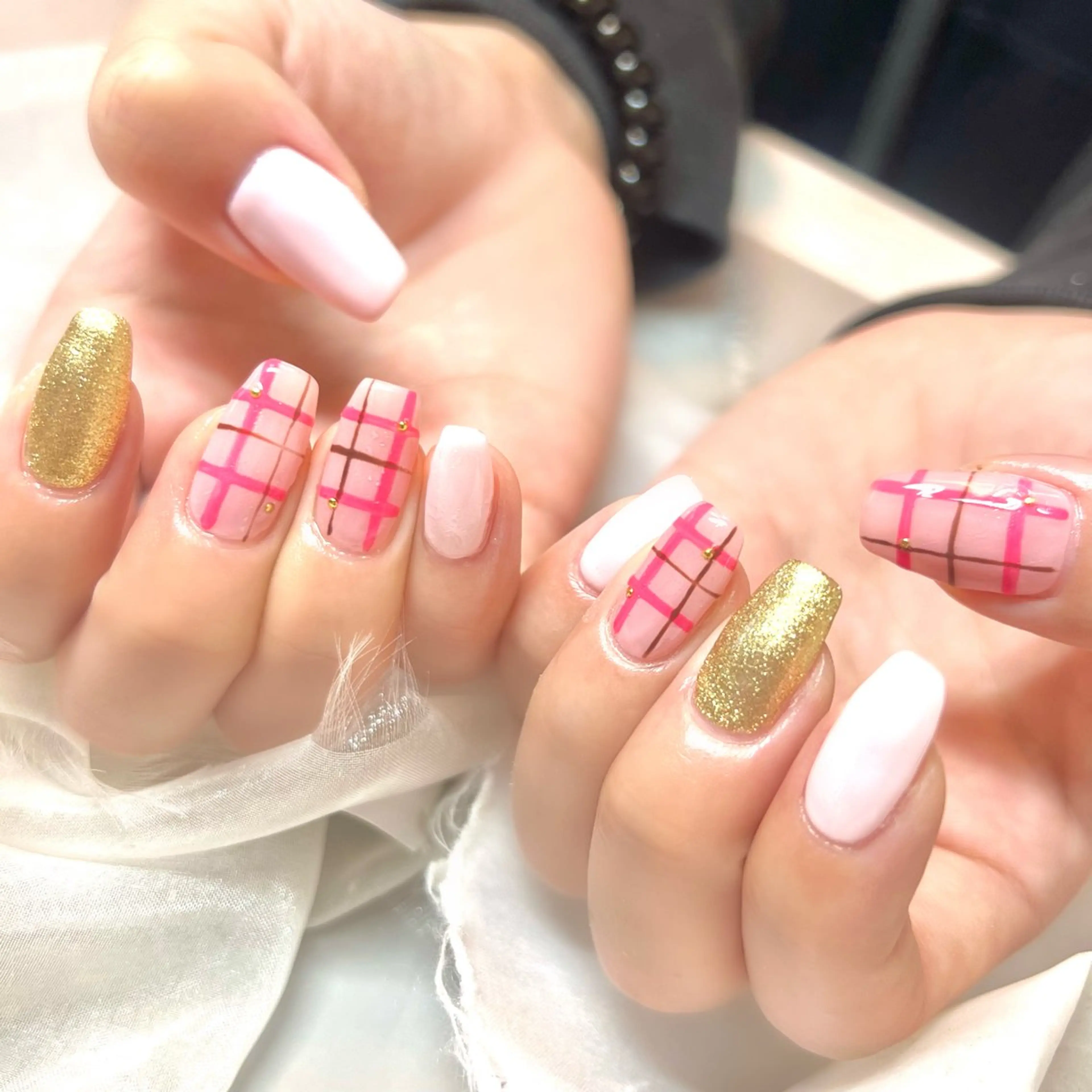 ネイル アートネイル オーロラネイル ジェルネイル 韓国ネイル ロングネイル ハンドネイル clover nailのネイルデザイン