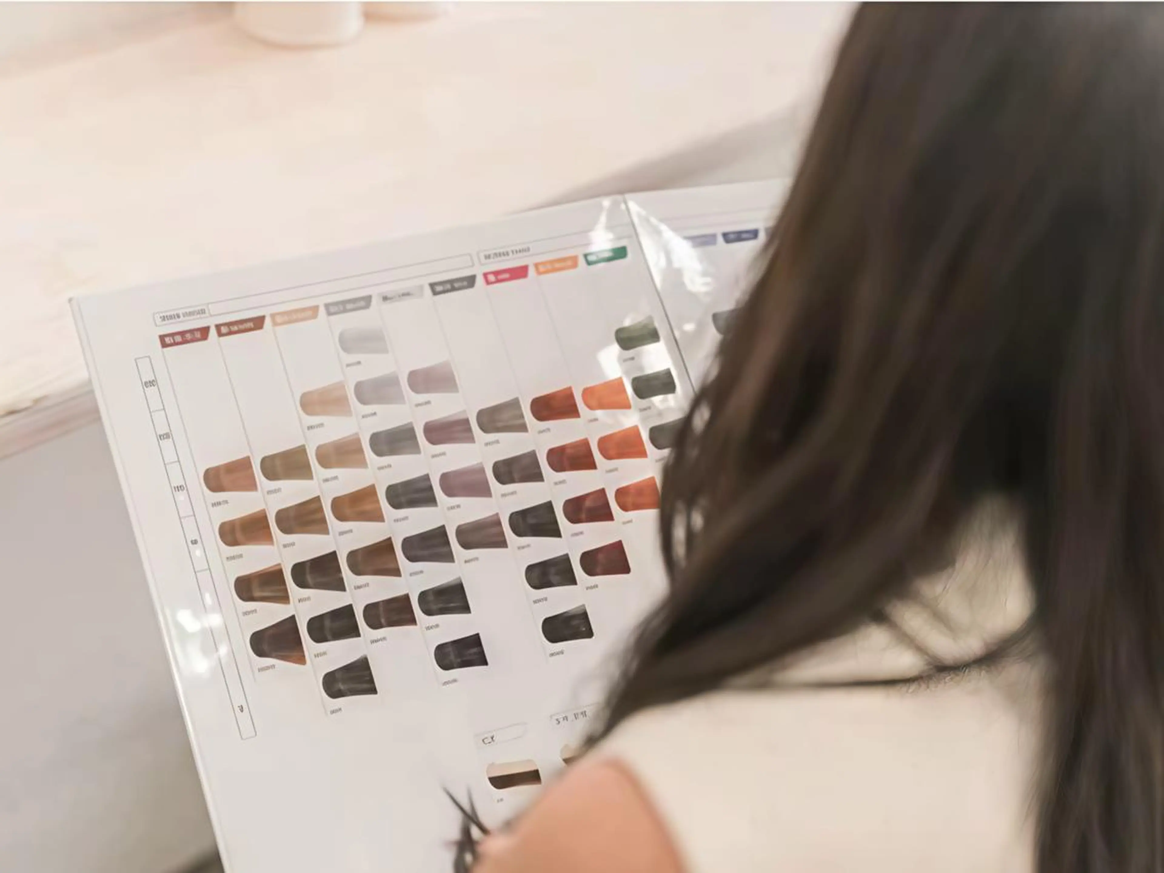 ミディアム カラー 白髪染め専門店 Recolor京橋店のヘアスタイル