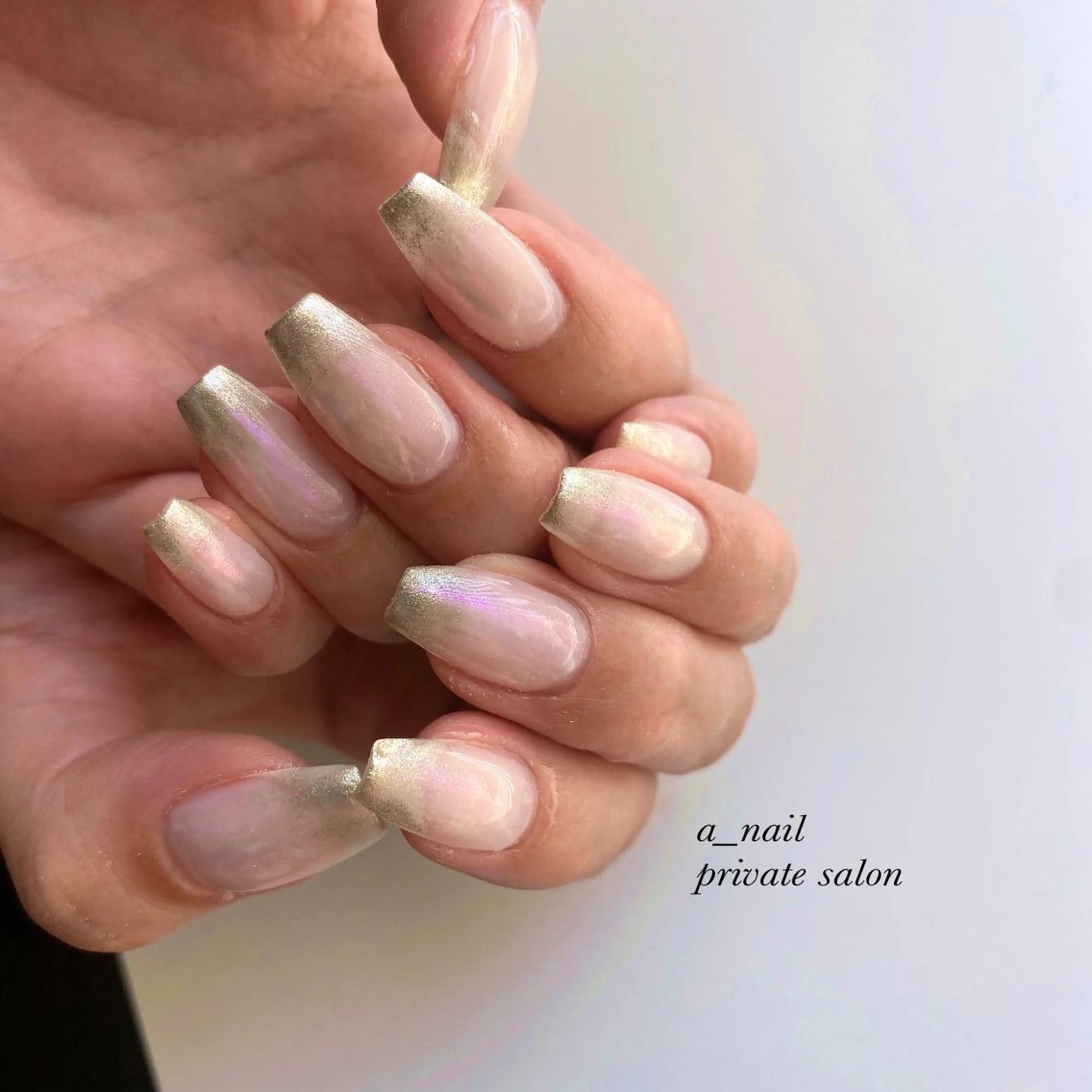 ネイル アニマル柄 フレンチネイル ジェルネイル 氷ネイル・うるうるネイル レース 菅 恵奈のネイルデザイン