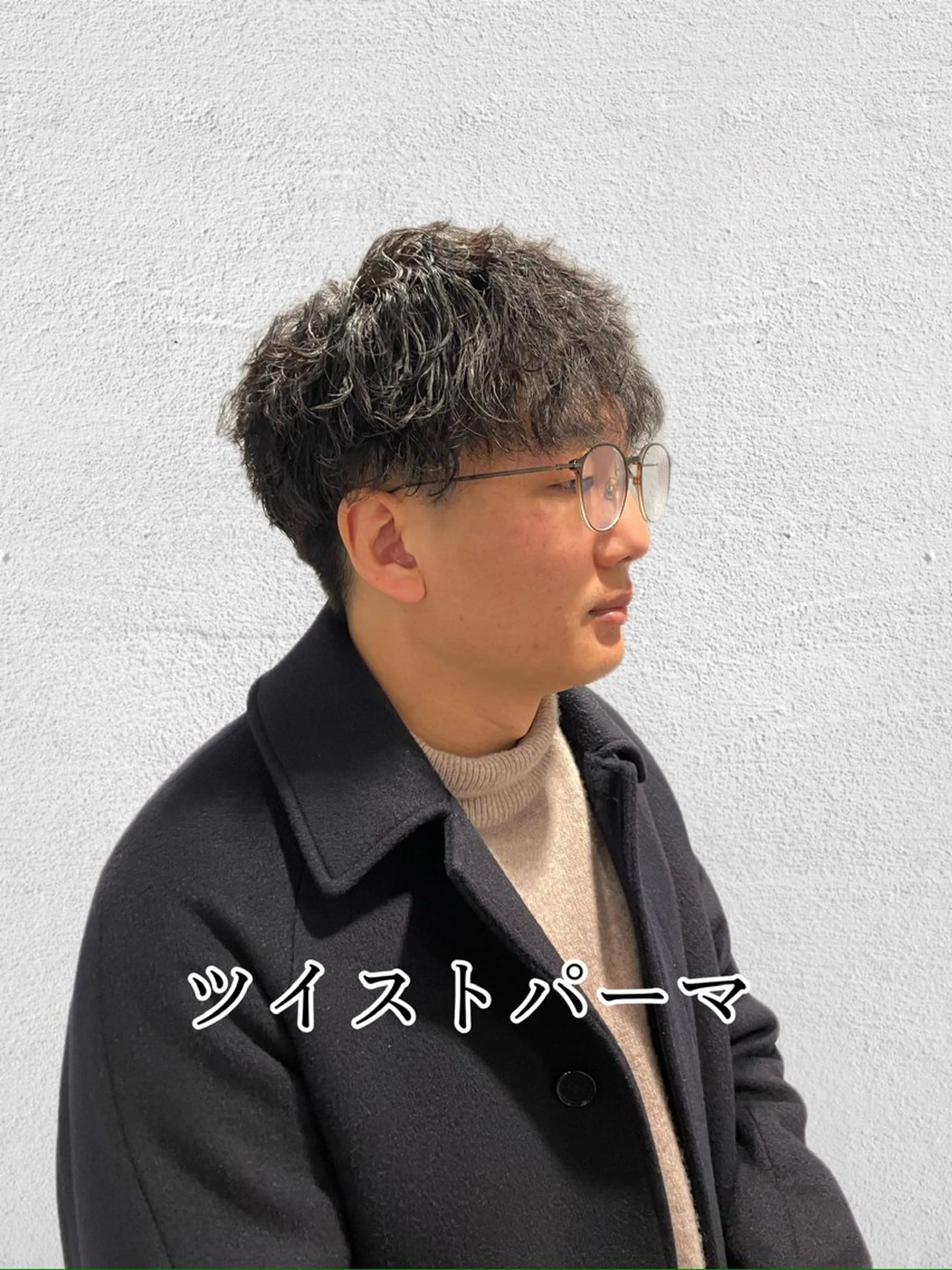 【🫧無造作パーマ🫧】💈men'sカット＋ツイストパーマの写真