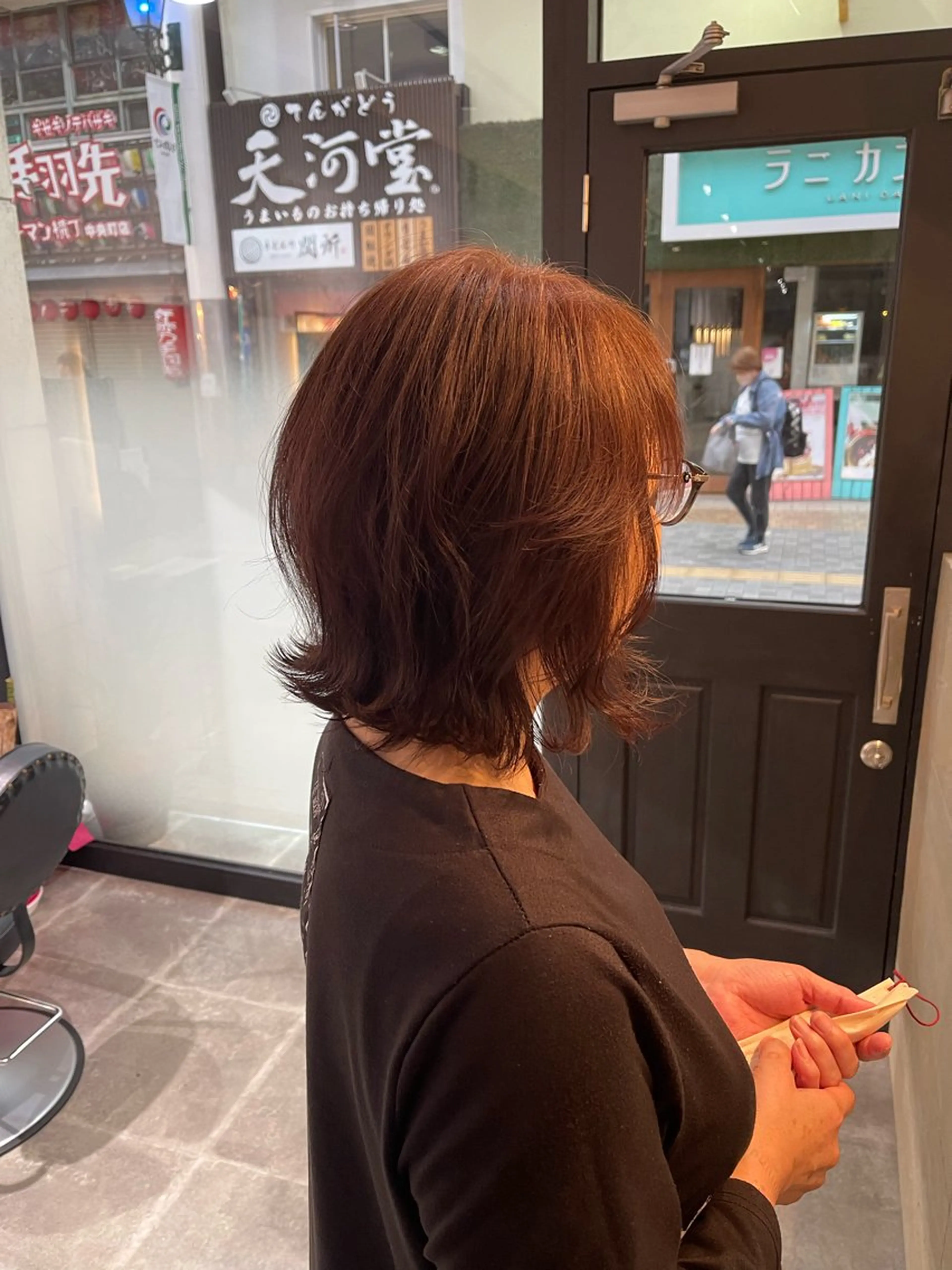 ミディアム カラー Lafith 大分／ ヨッシーのヘアスタイル