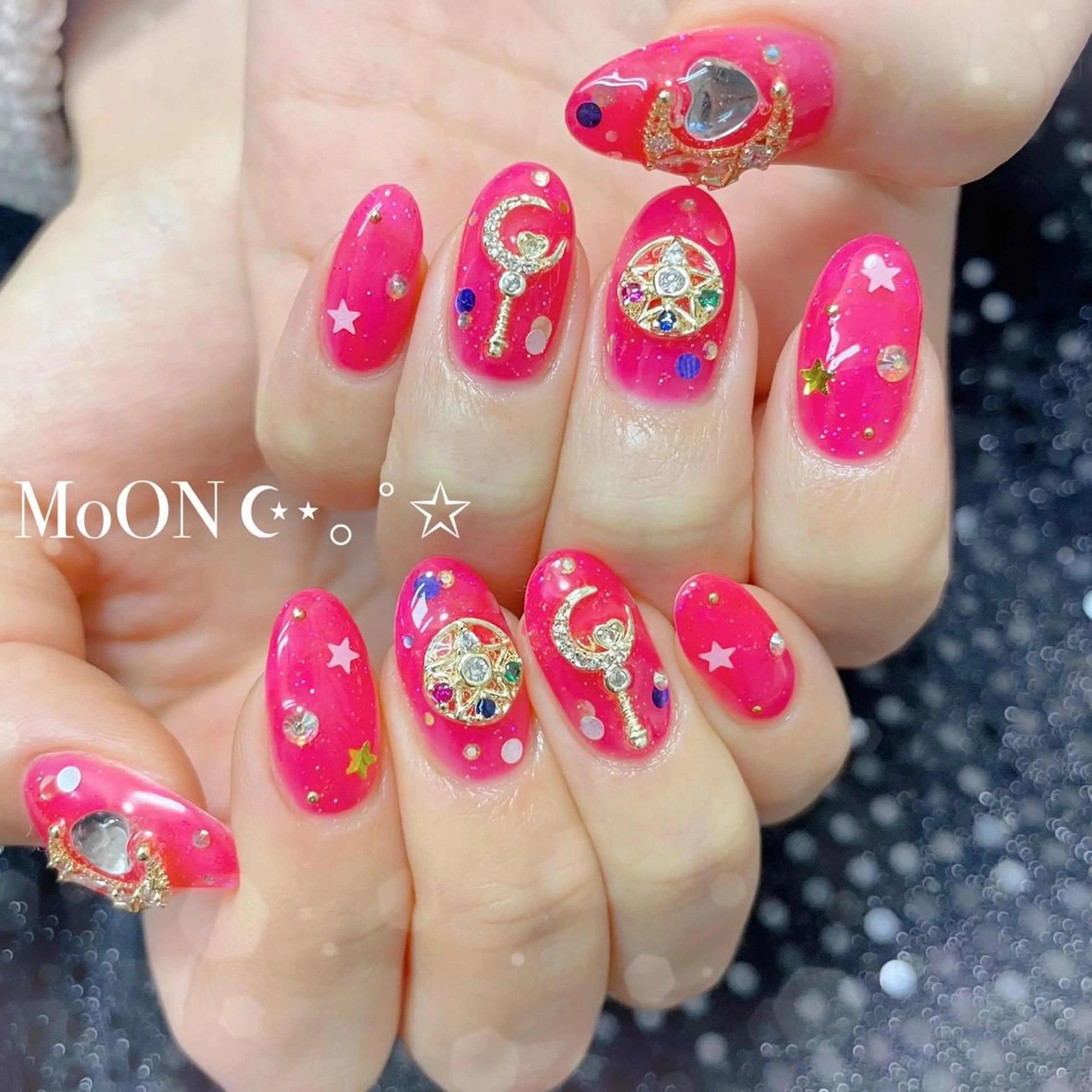 ネイル ハンドネイル ハンドケア MoON...❤︎ MeGuのネイルデザイン