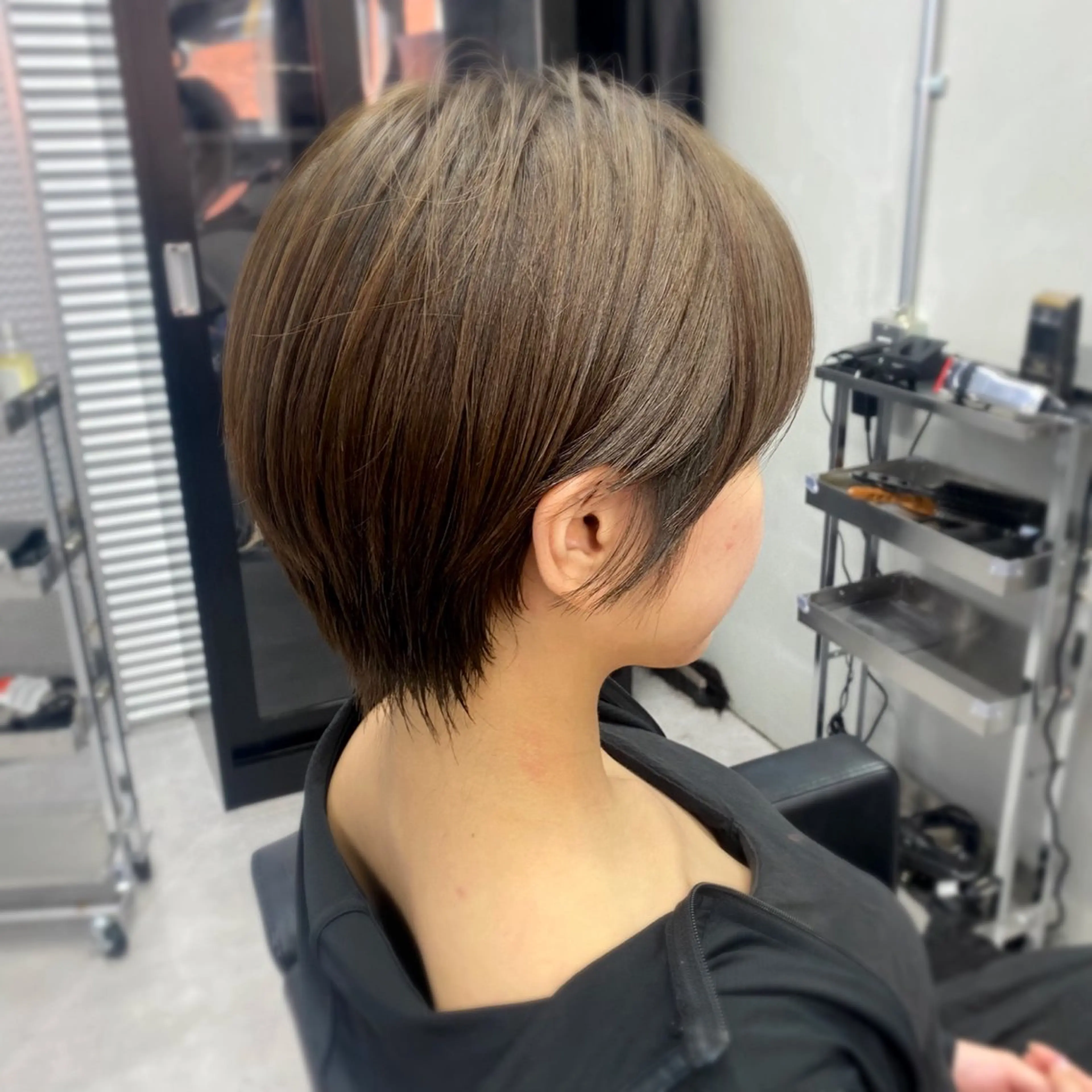 ショート カット 縮毛矯正 艶髪/縮毛矯正 🫧辻野海羽のヘアスタイル