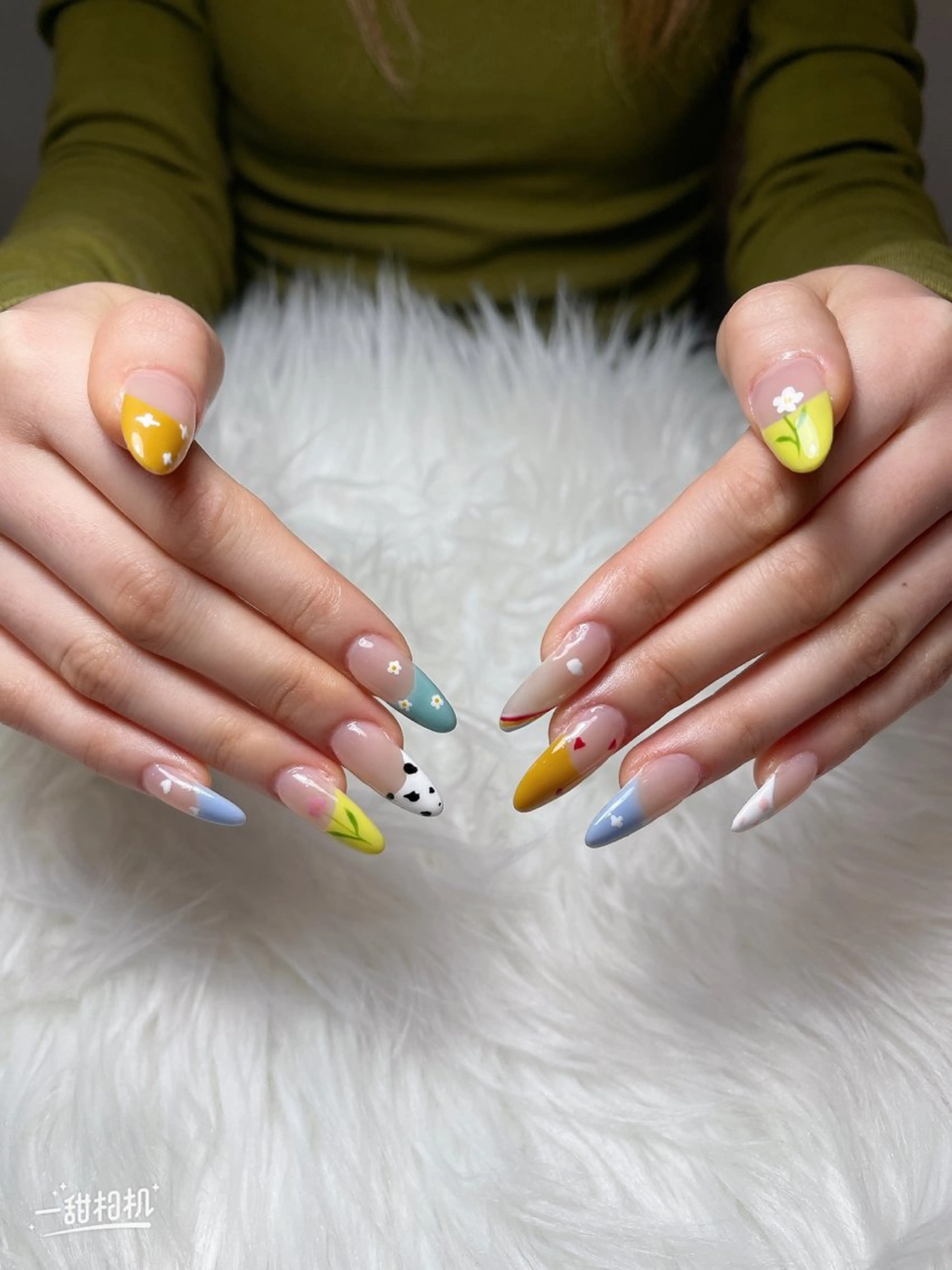 ネイル 長さ出し フレンチネイル グラデーション 卒業式 マグネットネイル ハンドネイル MIHANA ZENのネイルデザイン