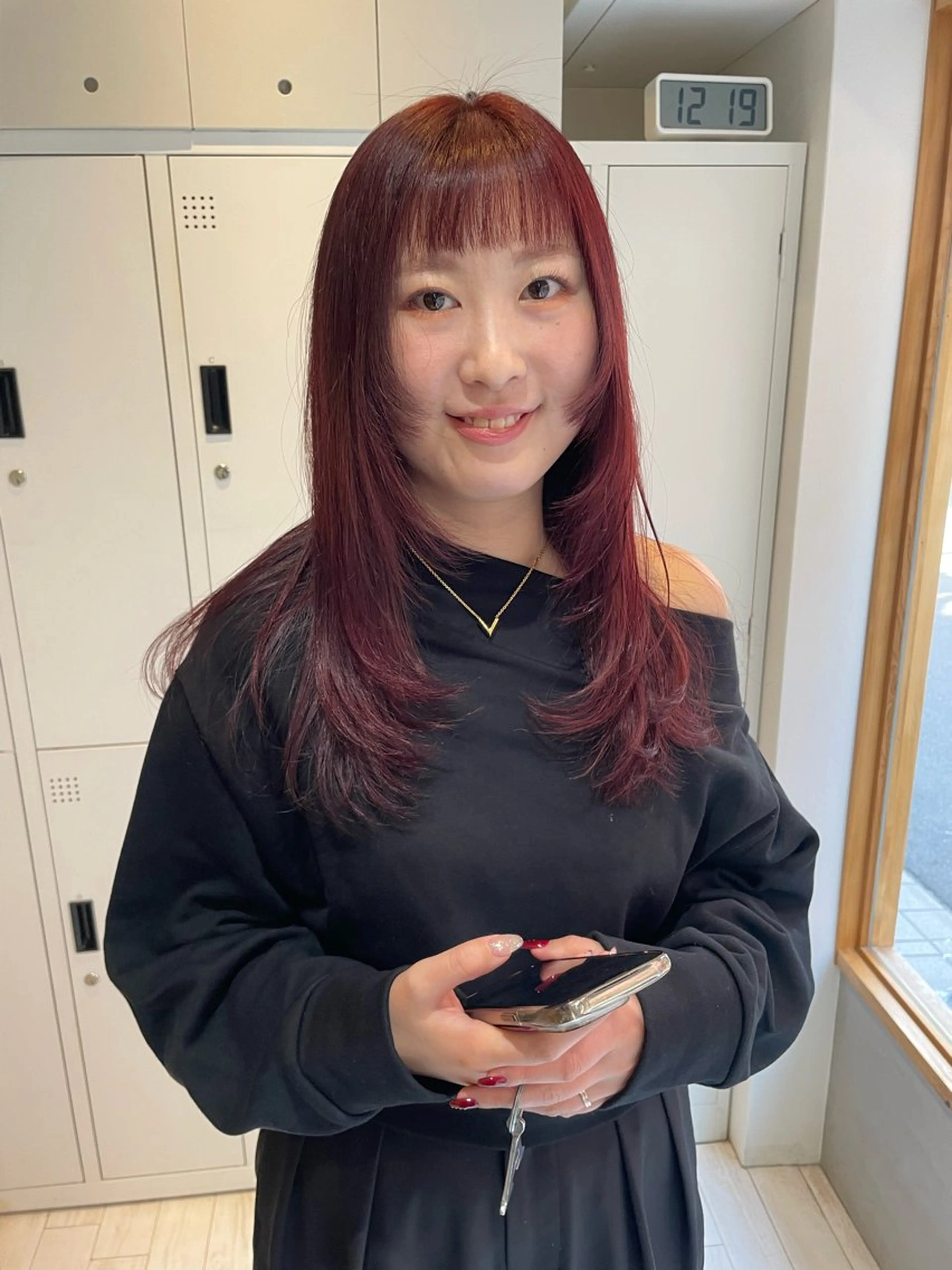 ロング カラー カット ヘアカラー トリートメント 髙橋奈緒子 ⭐︎newi京橋のヘアスタイル