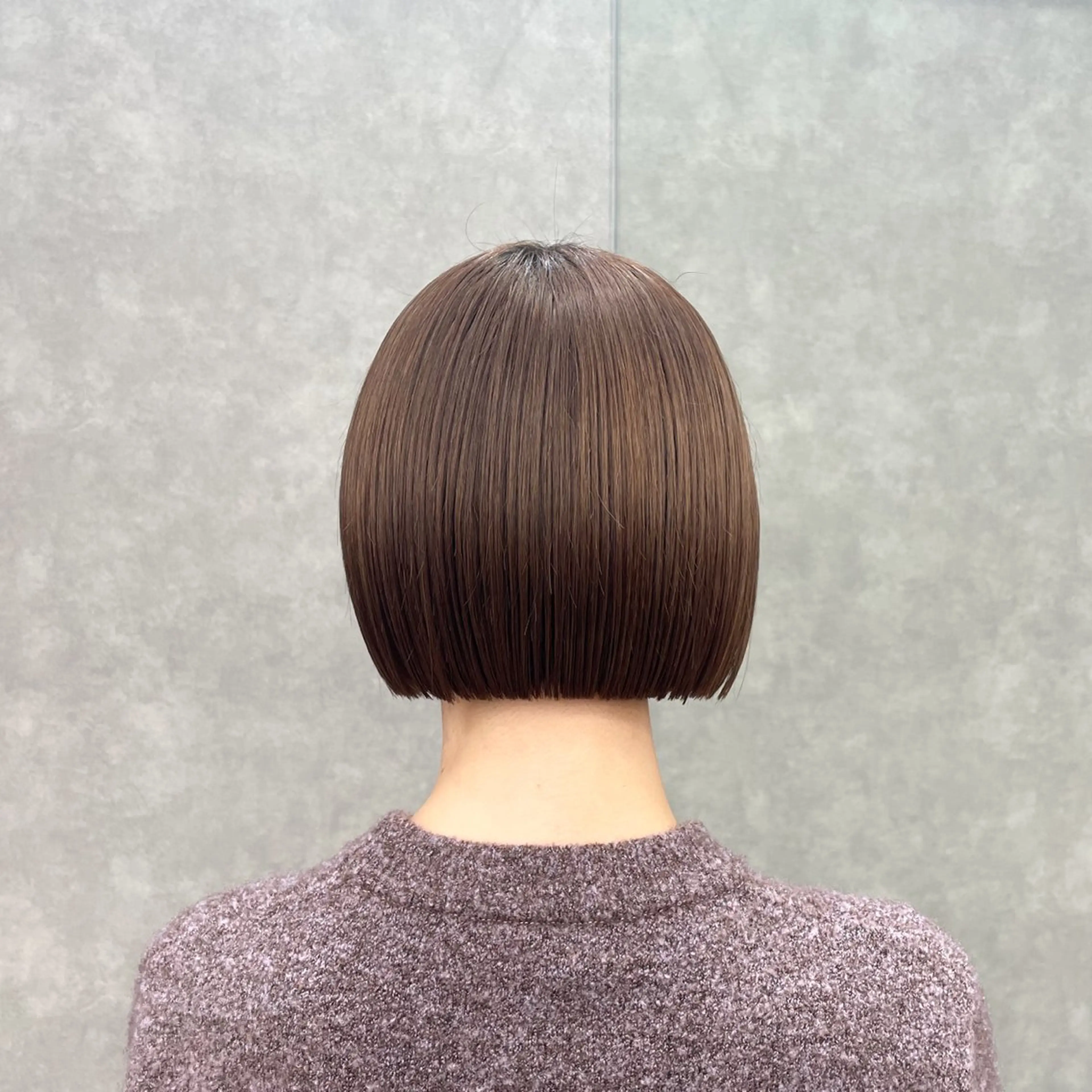 ショート ボブ 縮毛矯正/ストンボブ Wカラー💎ヒデジのヘアスタイル