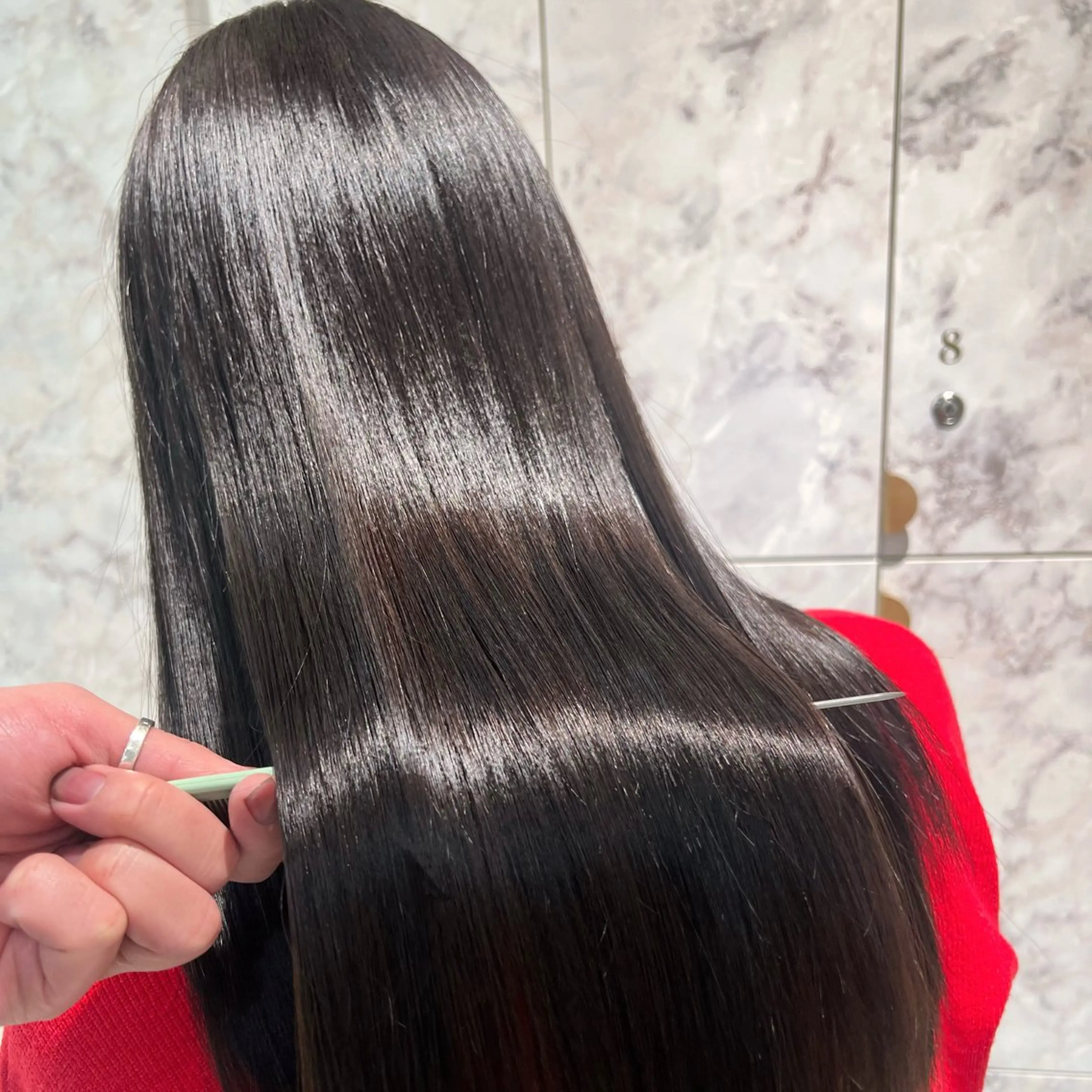 ロング カラー 髪質改善 トリートメント トリートメント 🏅韓国ヘア/新宿/ レイヤー/KSukeのヘアスタイル