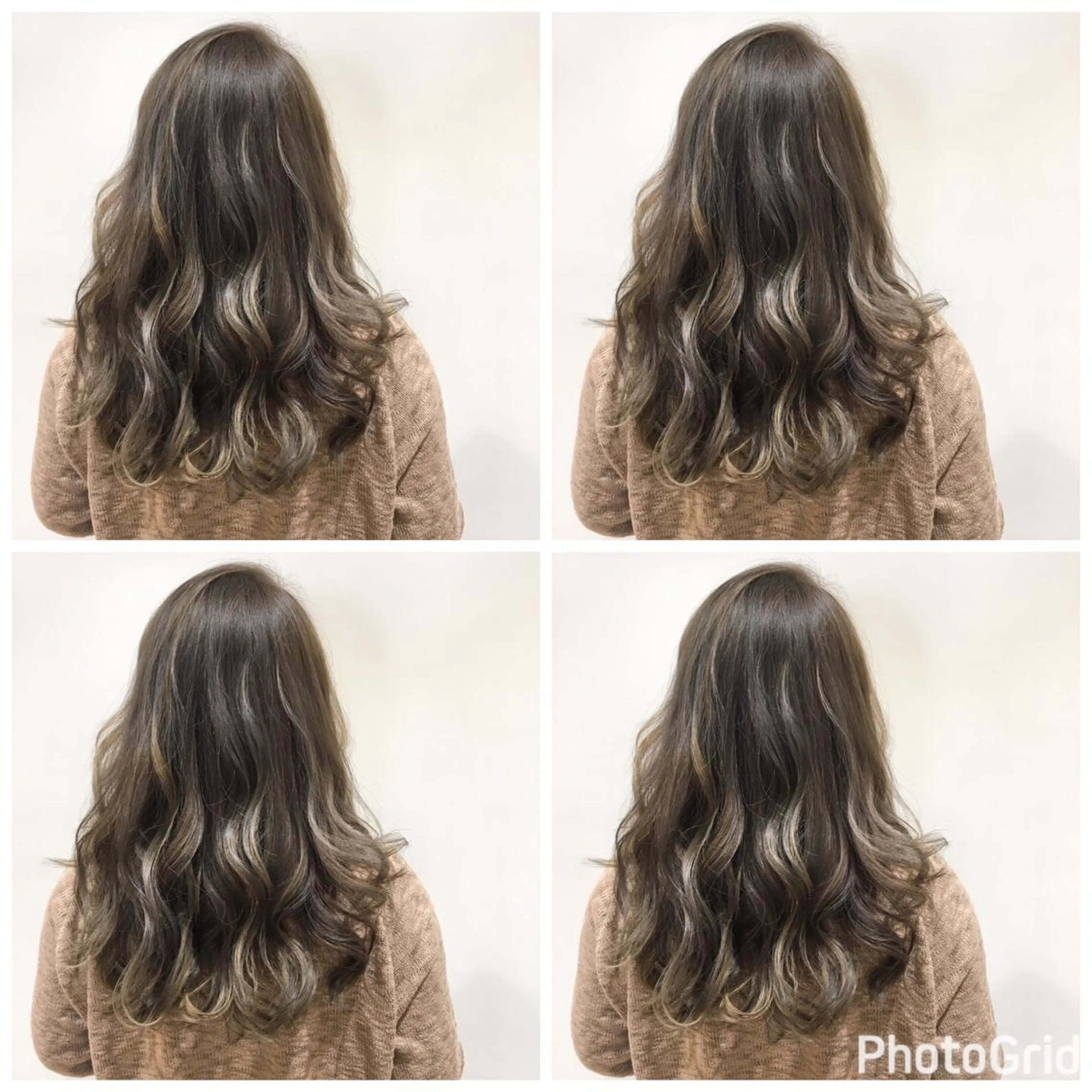 ロング カラー アッシュ ベージュカラー ブリーチ Rubik's江坂 ルービックえさかのヘアスタイル