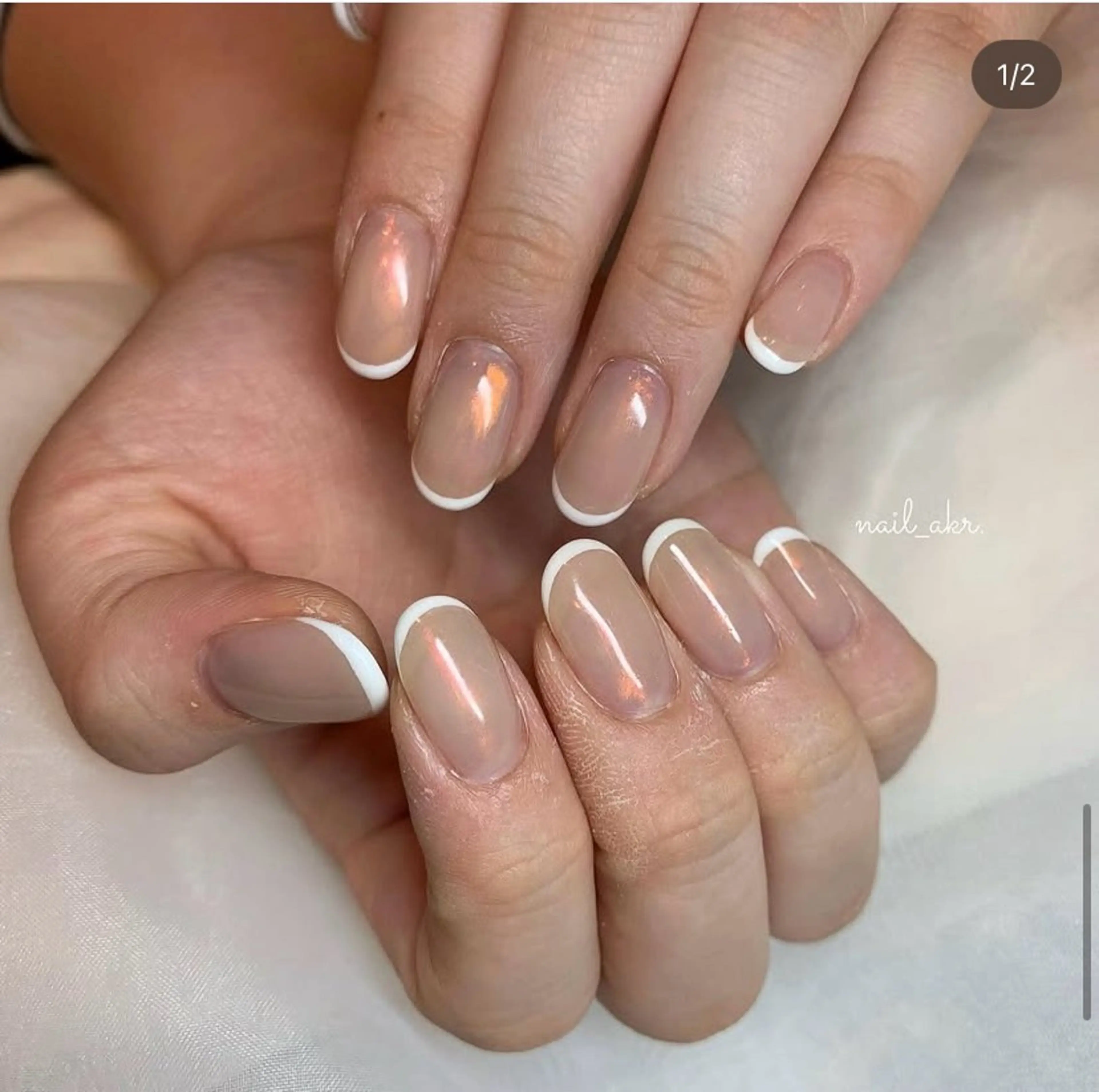 ネイル フレンチネイル nailAVANCE akariのネイルデザイン