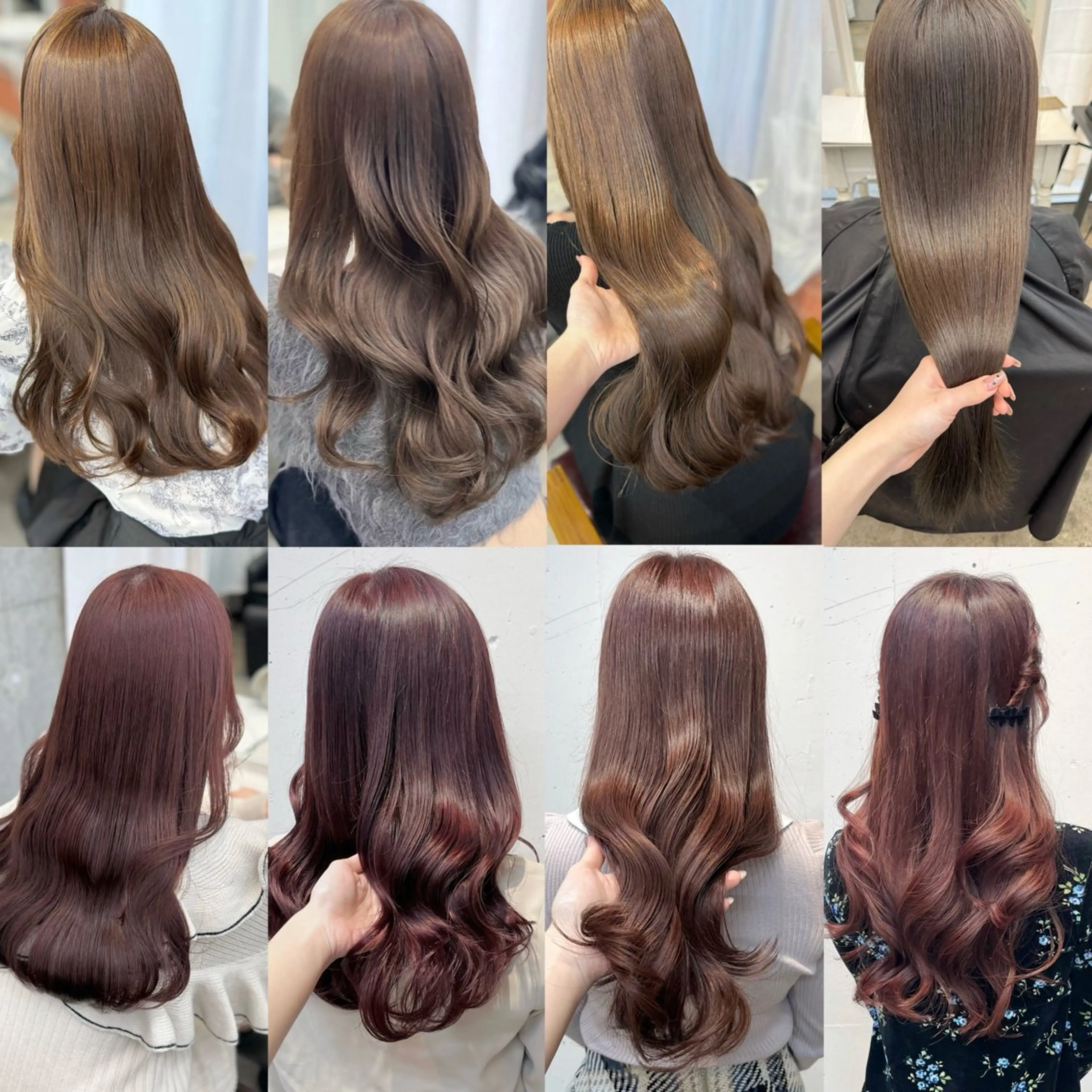ロング カラー ブリーチ ダブルカラー ブリーチなしカラー 🎀taro ブリーチなしカラーのヘアスタイル