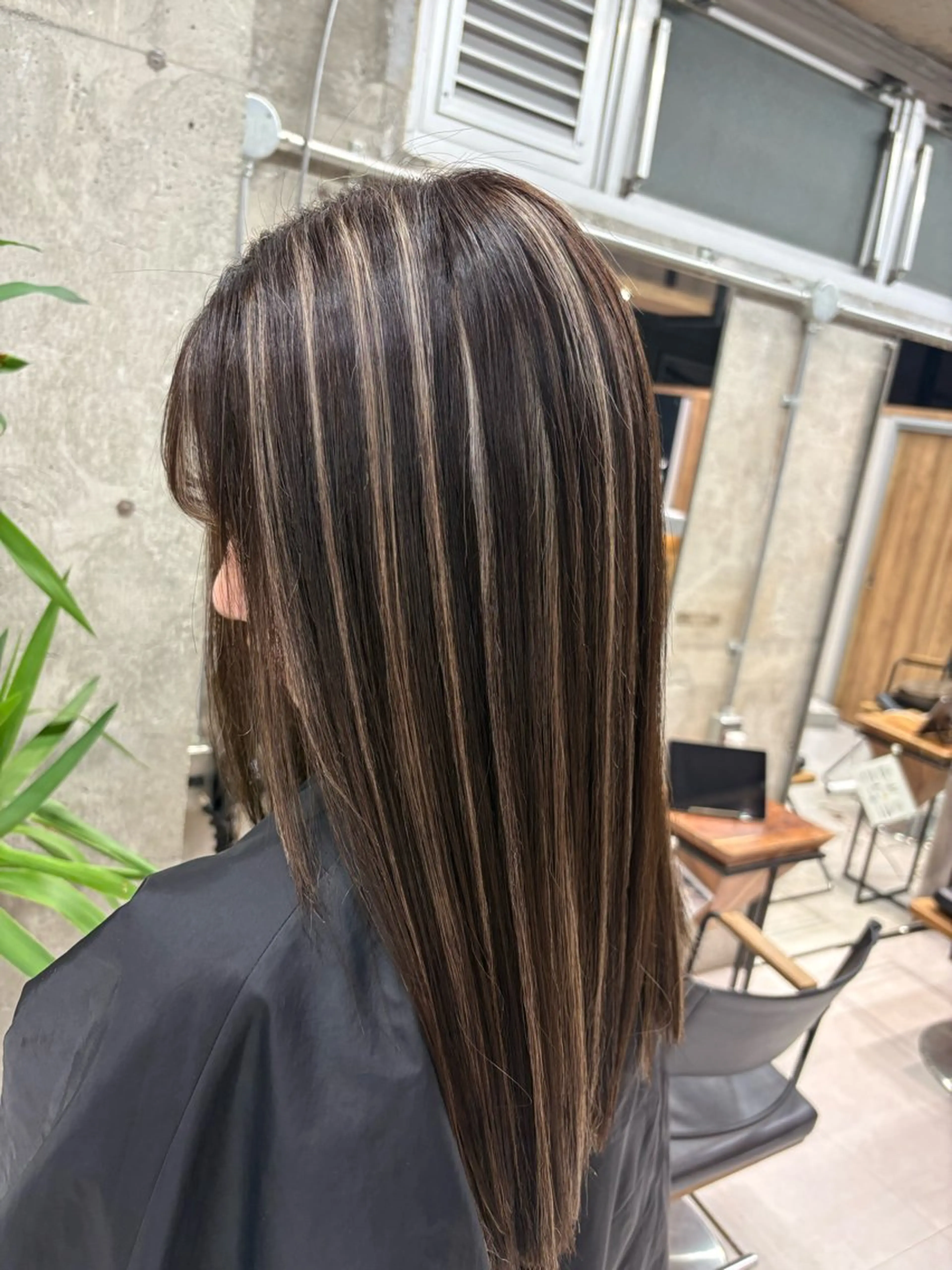 ロング カラー カット ヘアカラー ♡ハイライトカラー shinri♡のヘアスタイル