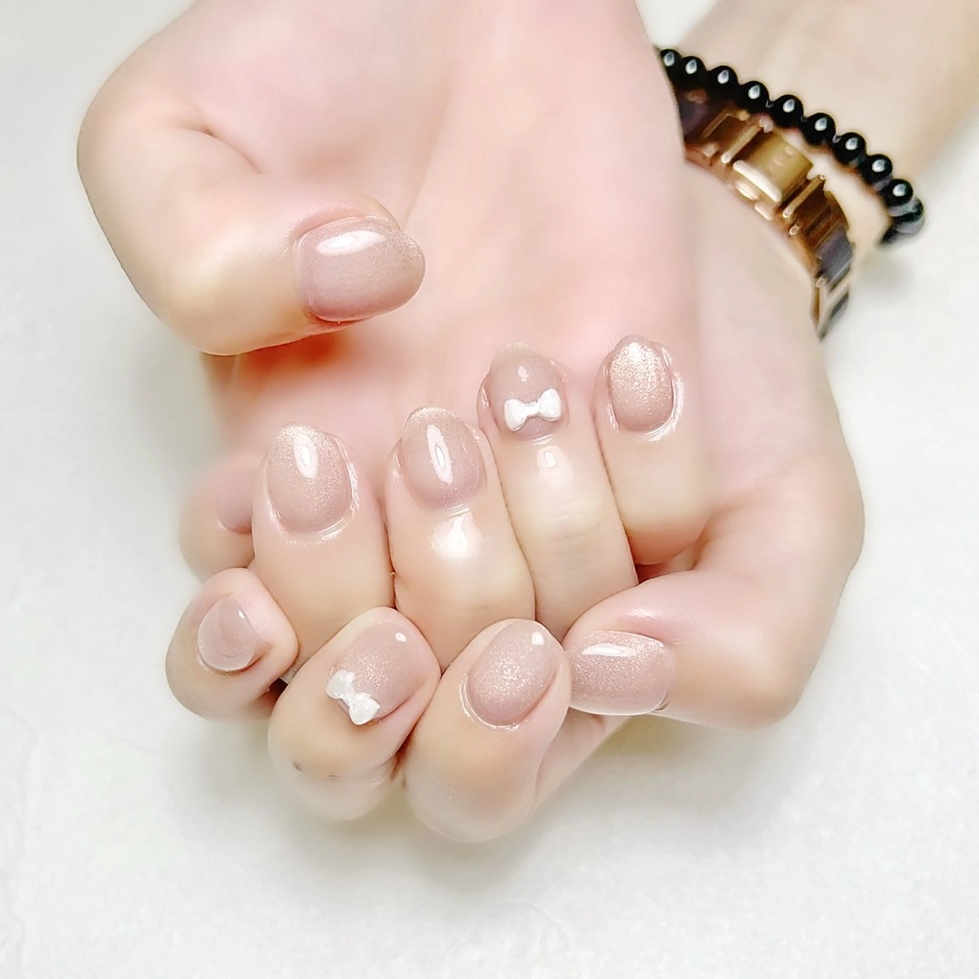 ネイル マグネットネイル オフィスネイル ワンカラーネイル rouse nail RISATOのネイルデザイン