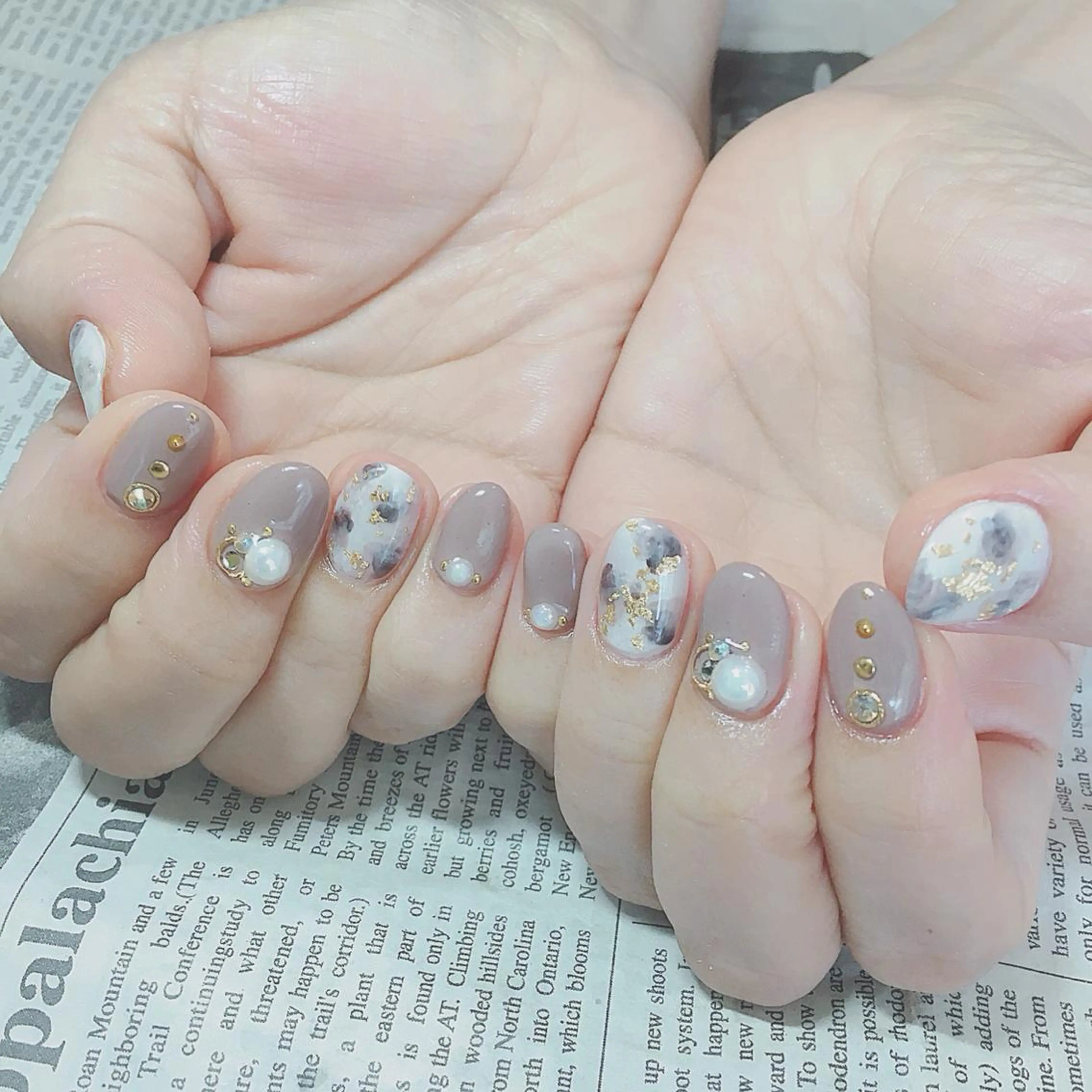 ネイル ハンドネイル ハンドケア 森山 舞のネイルデザイン