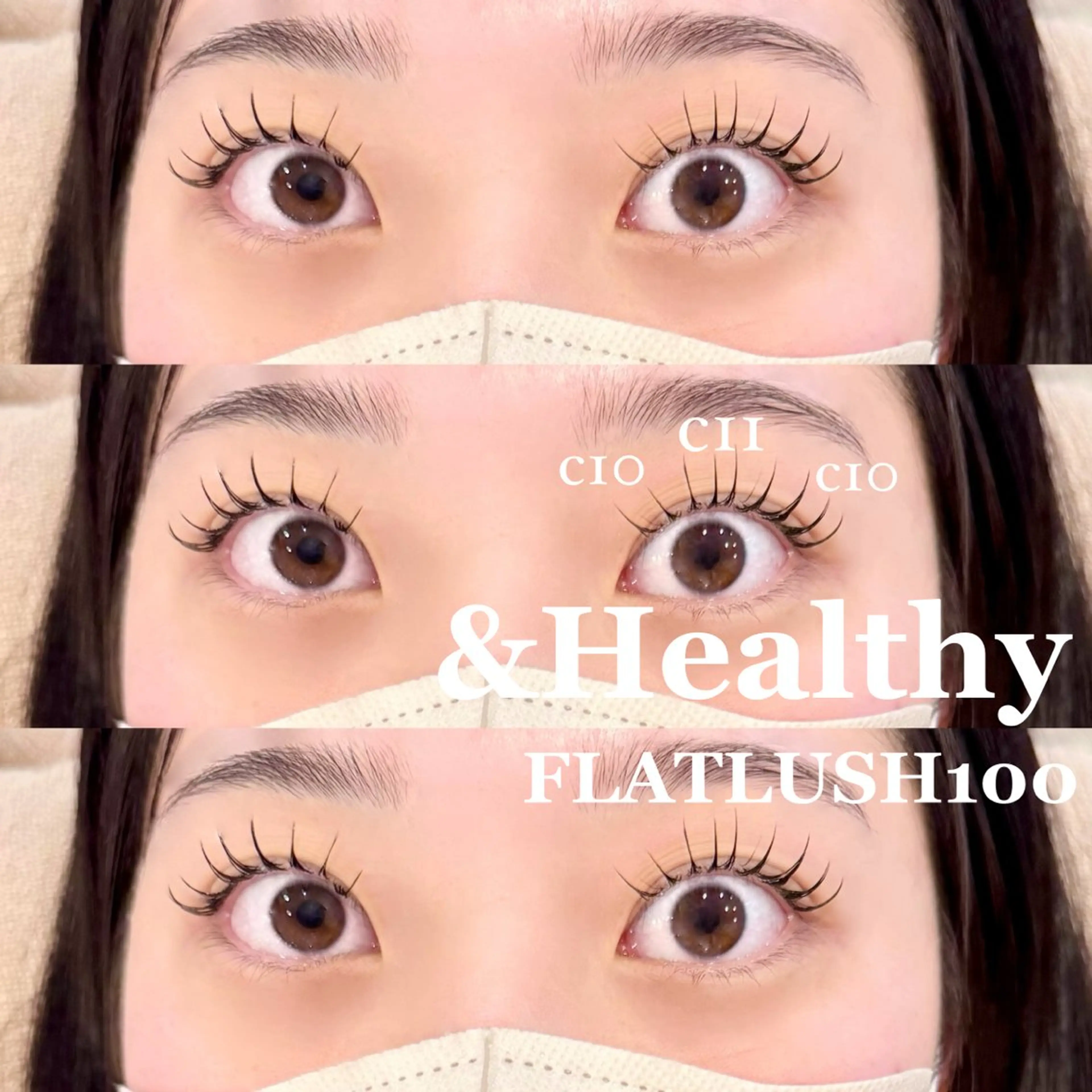 【💫＆healthy💫】パーマ&フラットラッシュ(80本10000円)(100本11000円)の写真