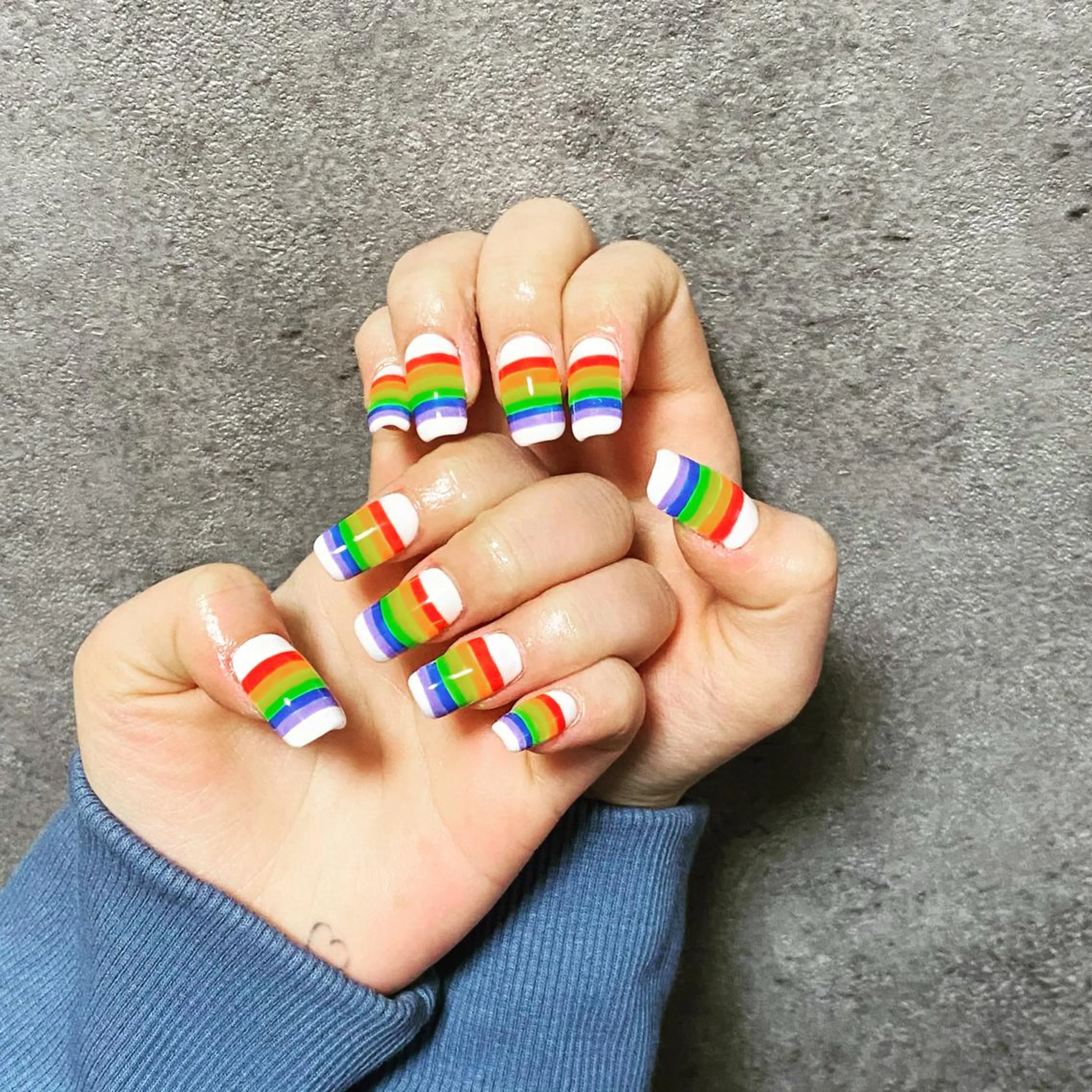 ネイル アートネイル ジェルネイル スクエアネイル ハンドネイル ビューティーサロン meriaのネイルデザイン