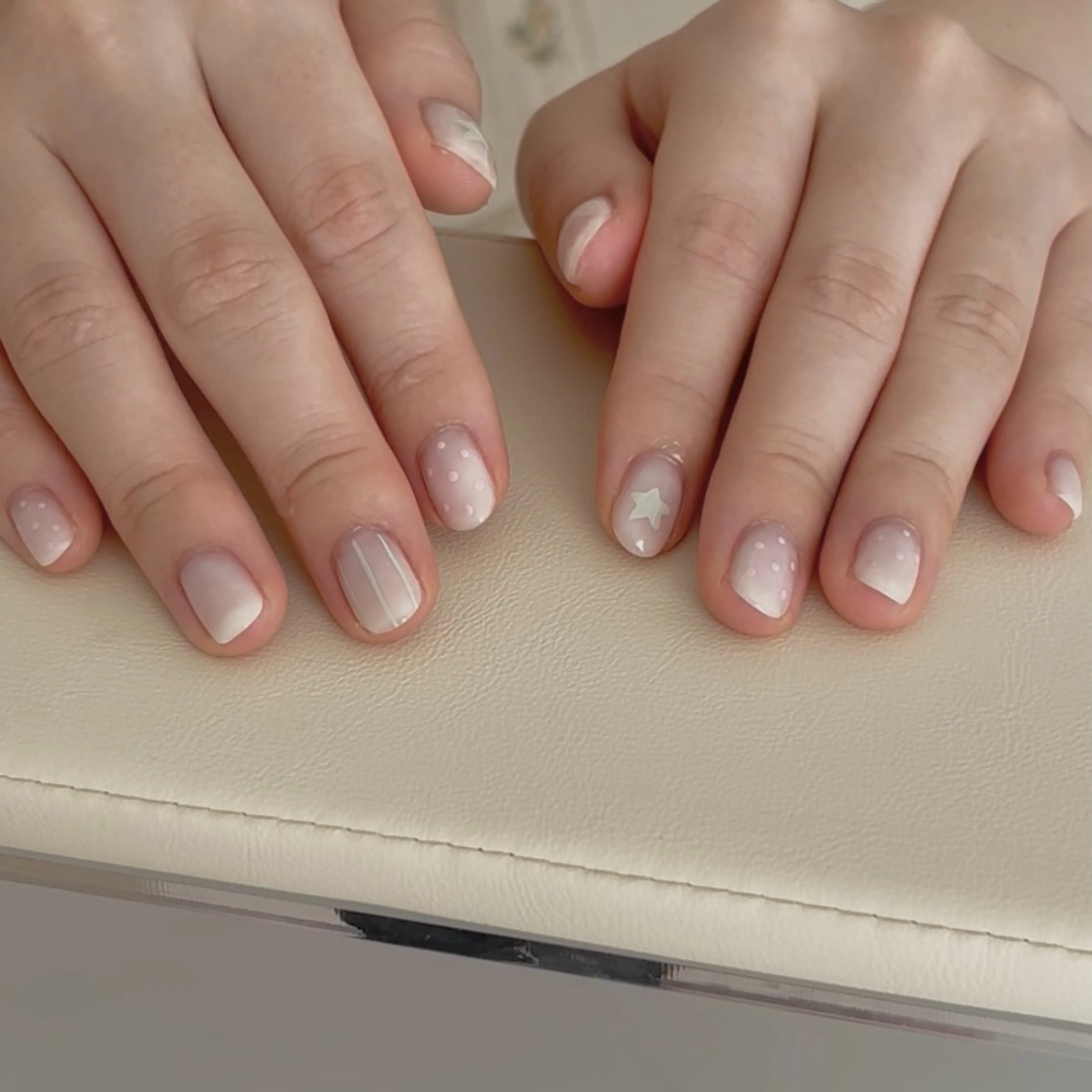 ネイル パステルネイル my little 𖠿 .゜のネイルデザイン