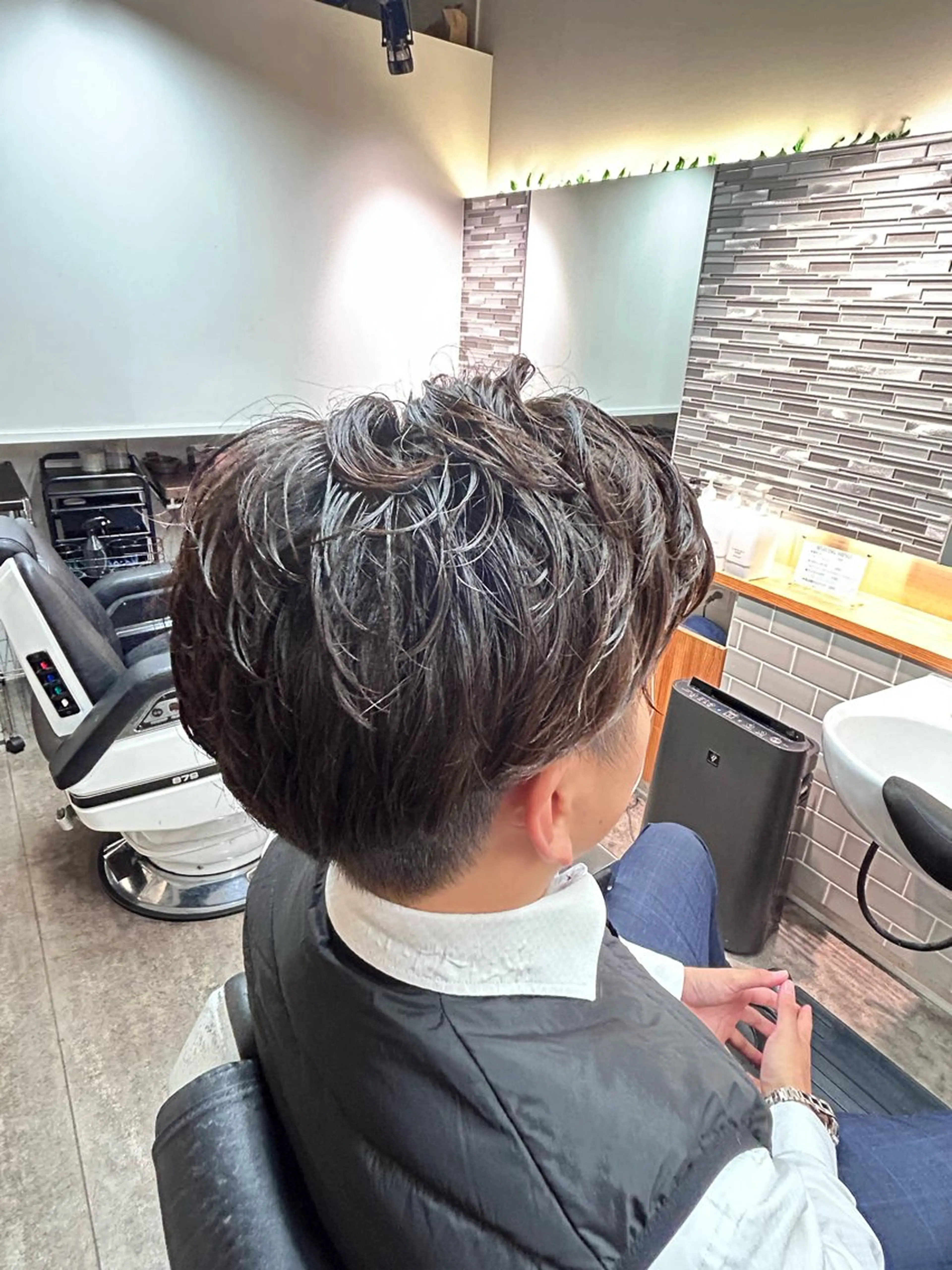 パーマ ヘアアレンジ メンズ メンズパーマ FRISEUR/山本 美芽のヘアスタイル