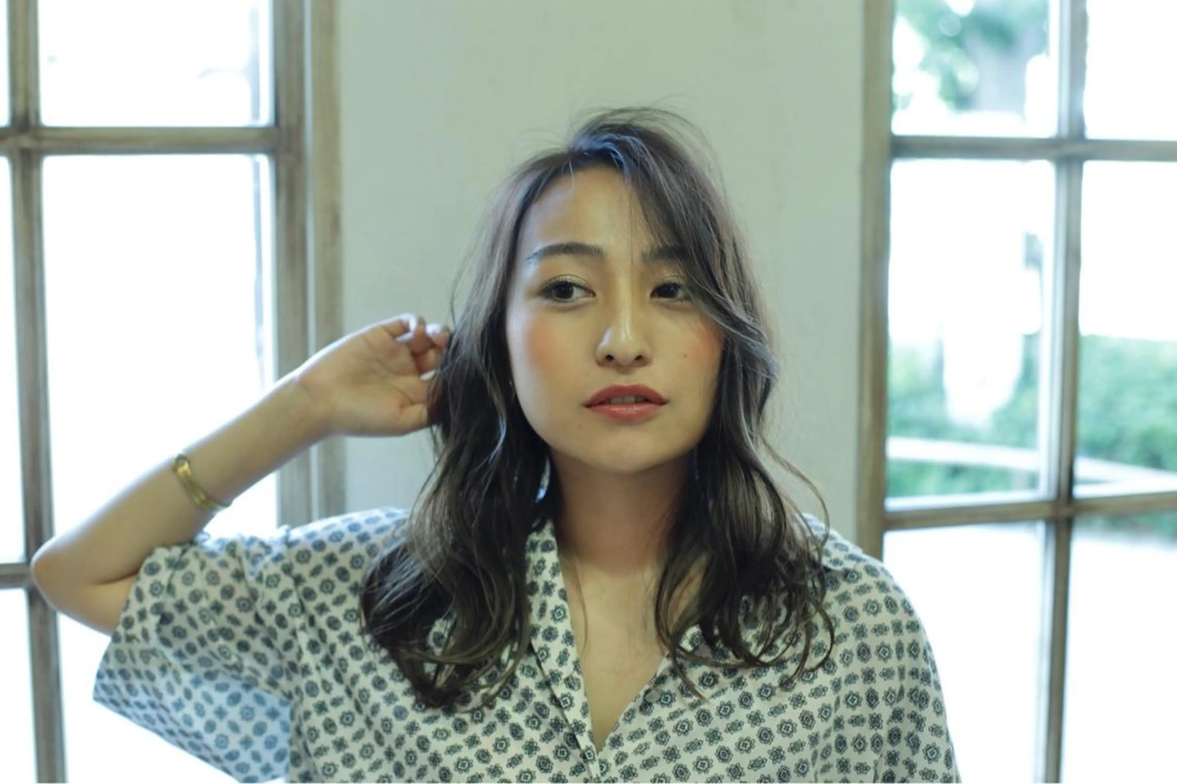 ロング パーマ ロング Kasuga Sayuriのヘアスタイル