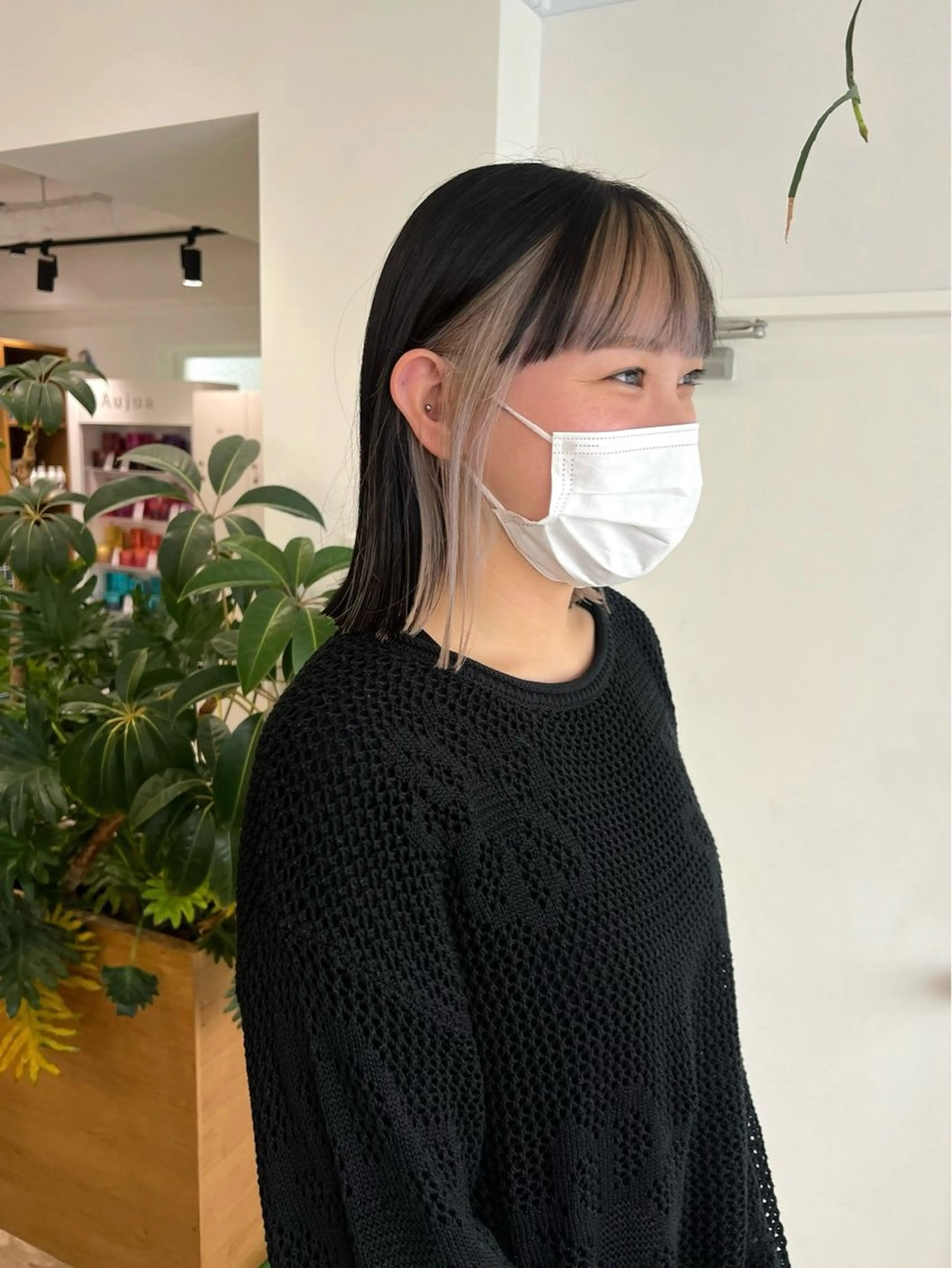 【🪐イメチェンカラーに！🪐】カット+イヤリングカラー+Aujua or TOKIOスタンダードトリートメント✂️の写真