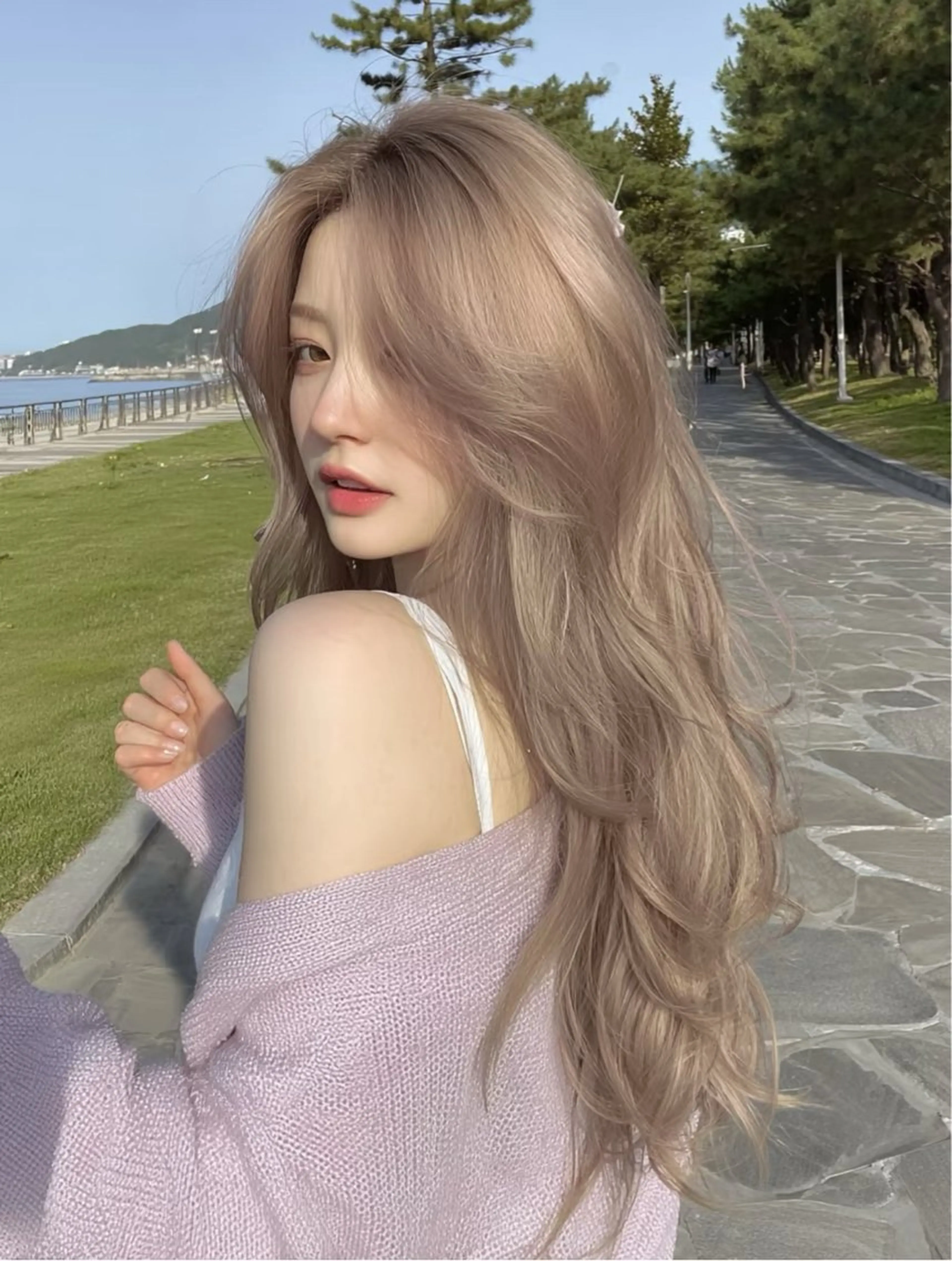 ロング カラー ワンホン/エクステ ケラチン/Kaitoのヘアスタイル