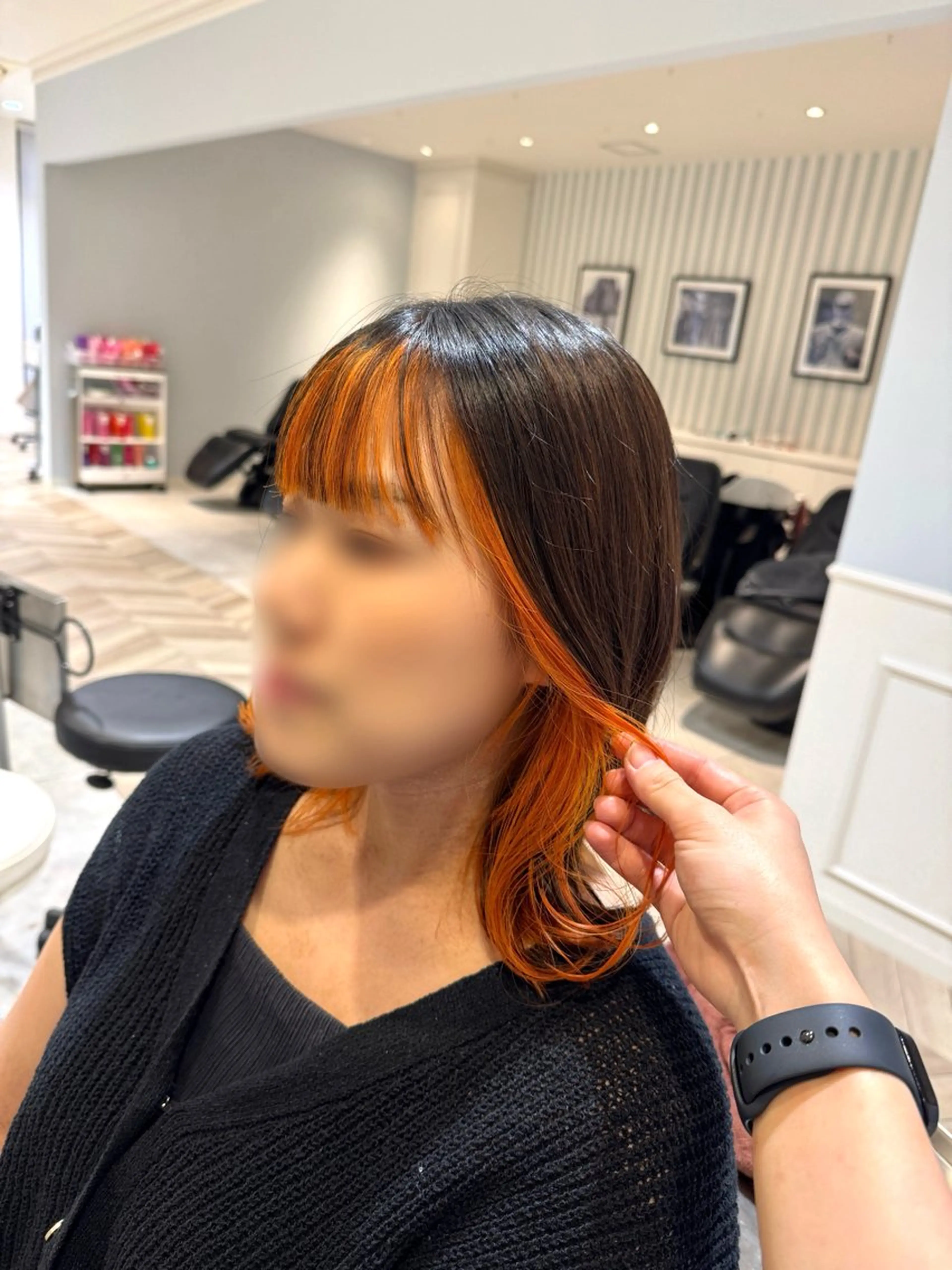 ミディアム レイヤーカット /𝓡𝓲𝓷🍎のヘアスタイル