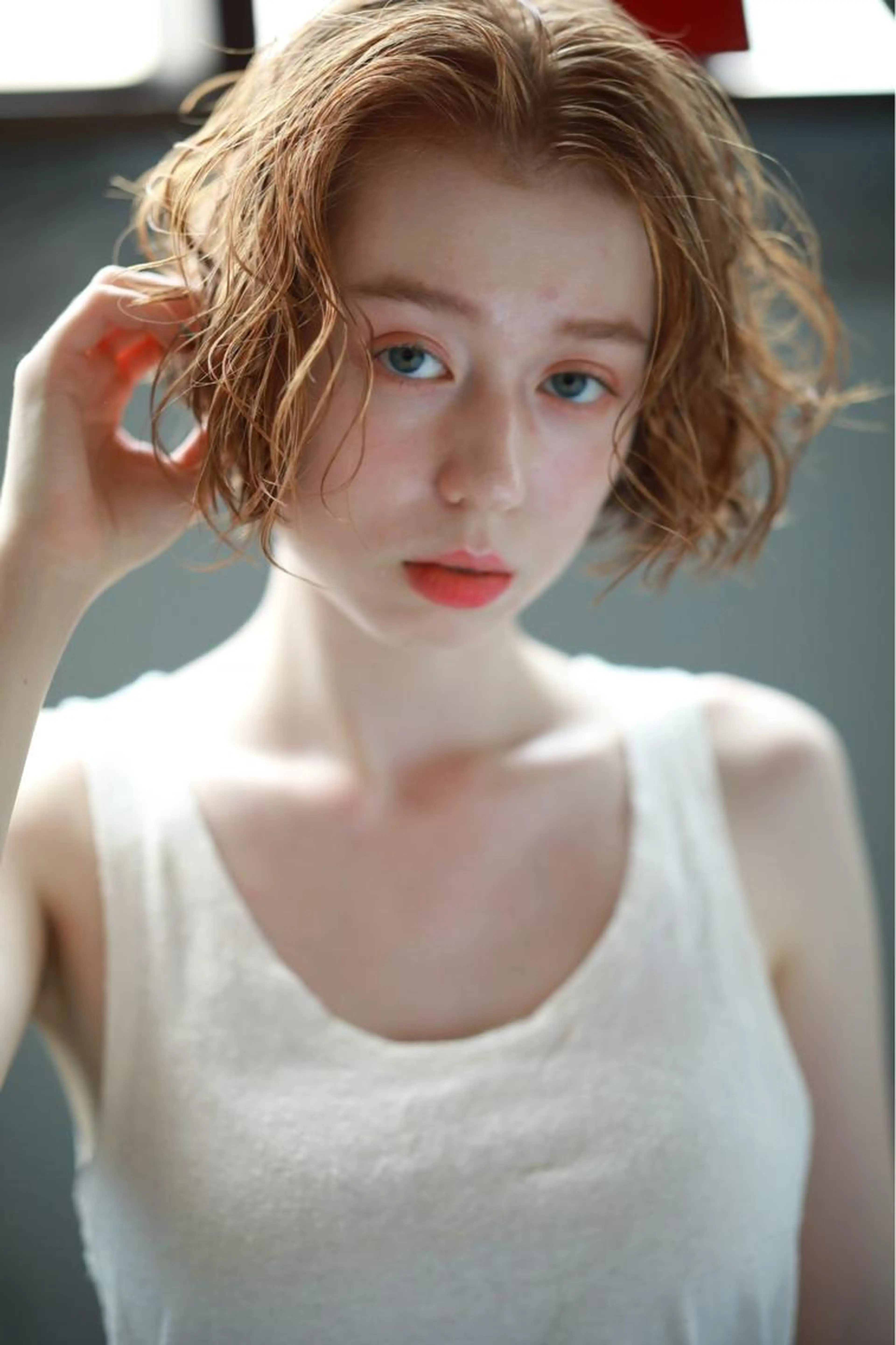 💛カット+外国人風ダブルカラー+透明感カラー+トリートメント💛の写真