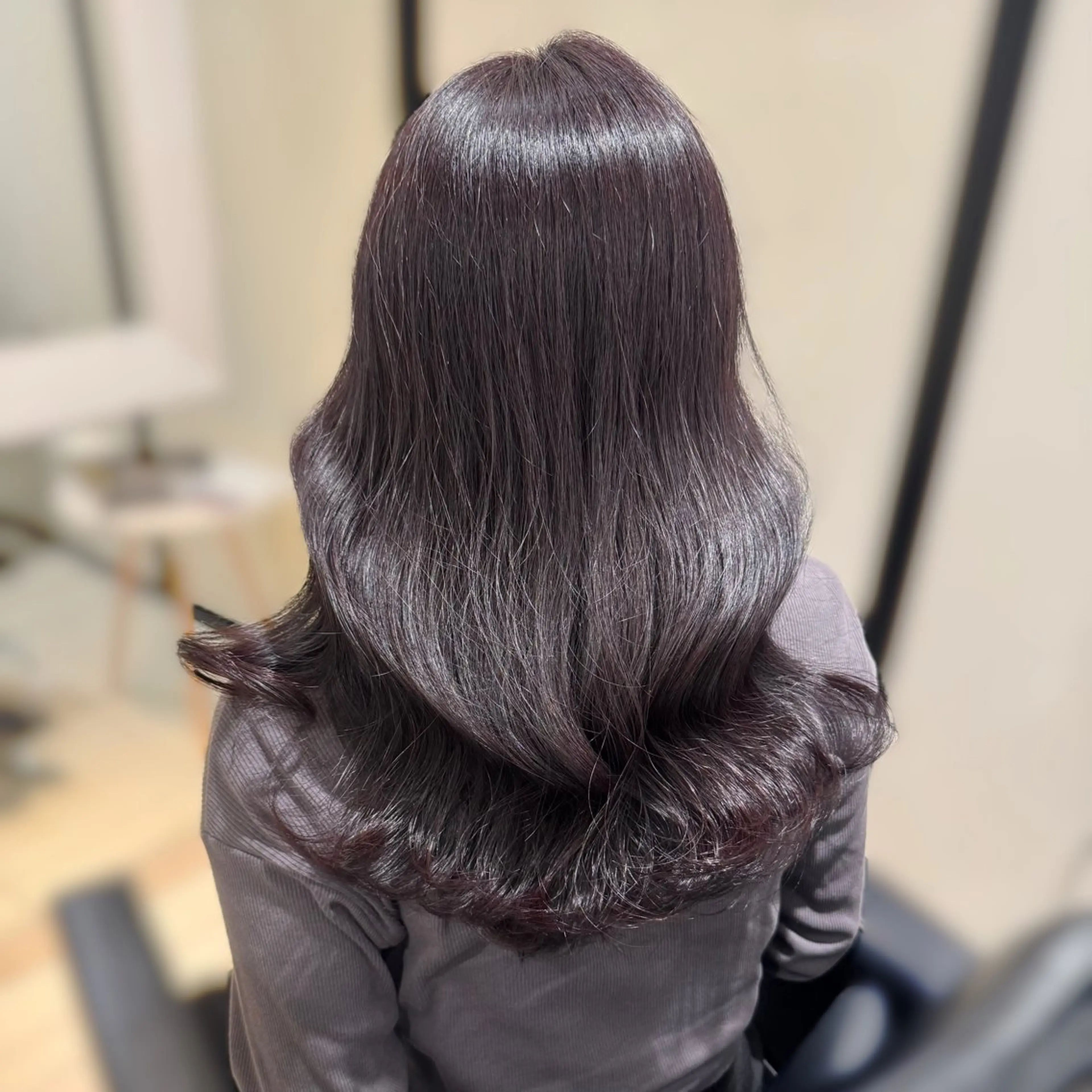 セミロング カラー ブリーチなしカラー kana🐱のヘアスタイル