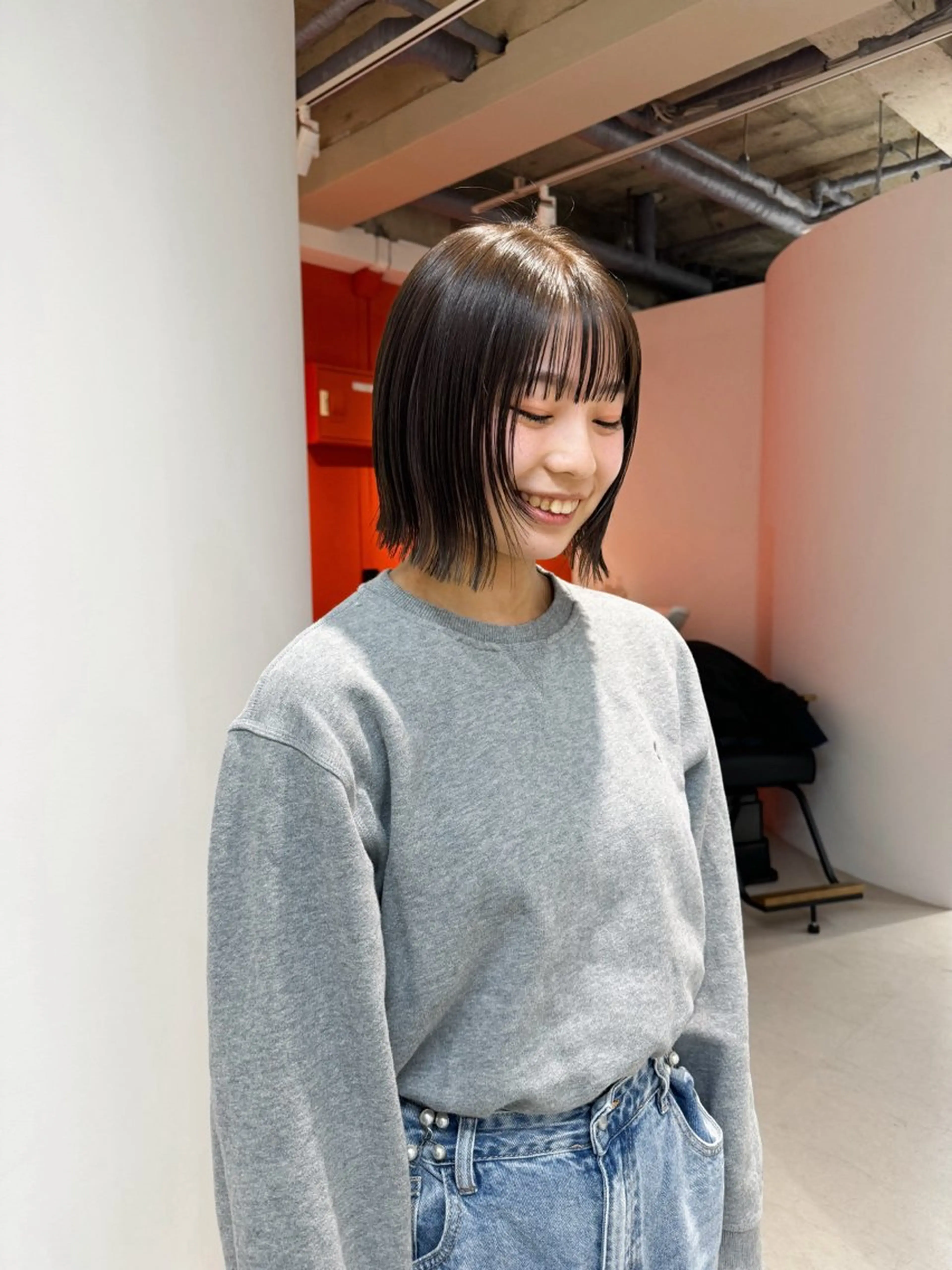 ショート カット ヘアカラー トリートメント 可愛いパーマスタイル といえばISSEYのヘアスタイル