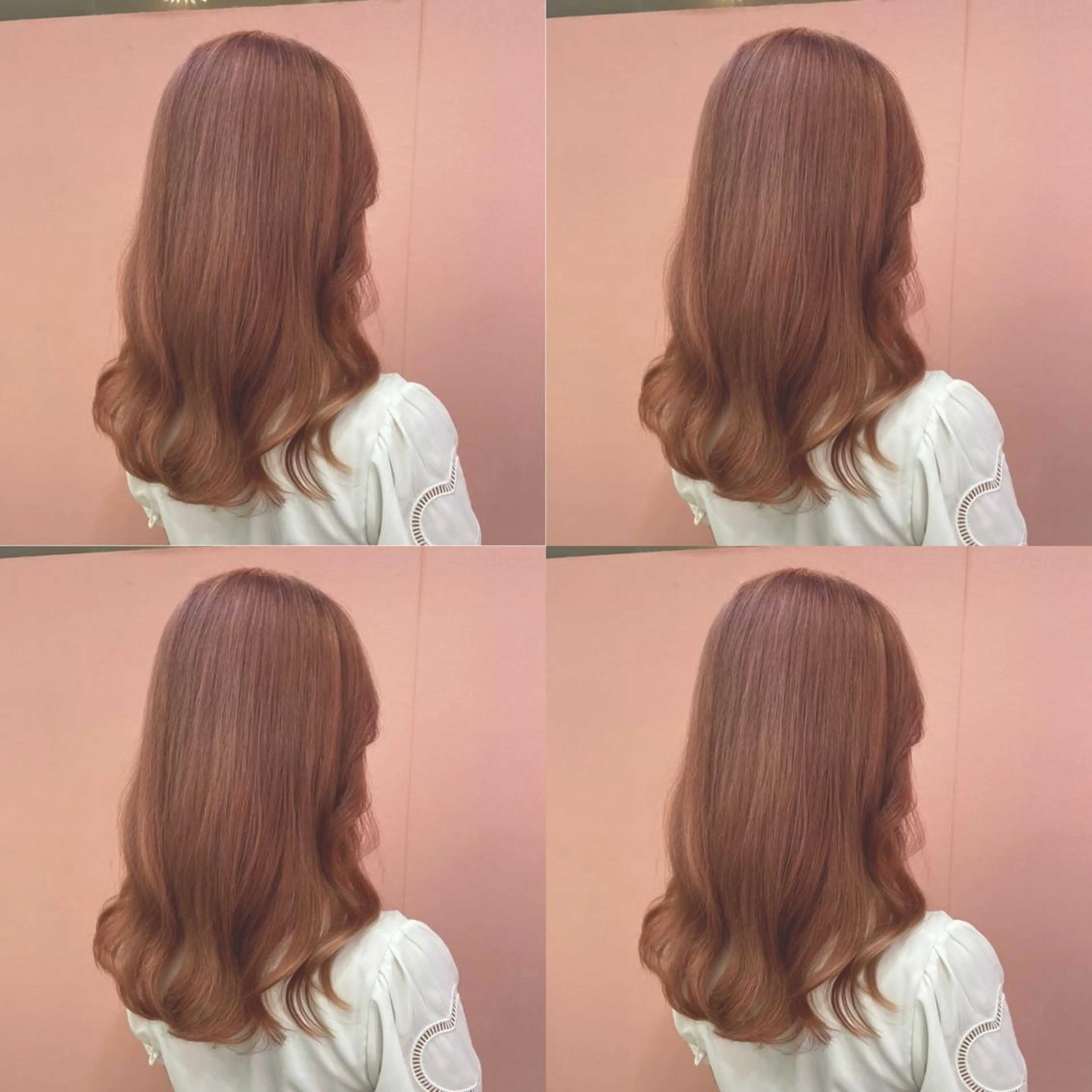 セミロング カラー ベージュカラー ピンクカラー ピンクベージュ 🌷MAYU 🌷のヘアスタイル