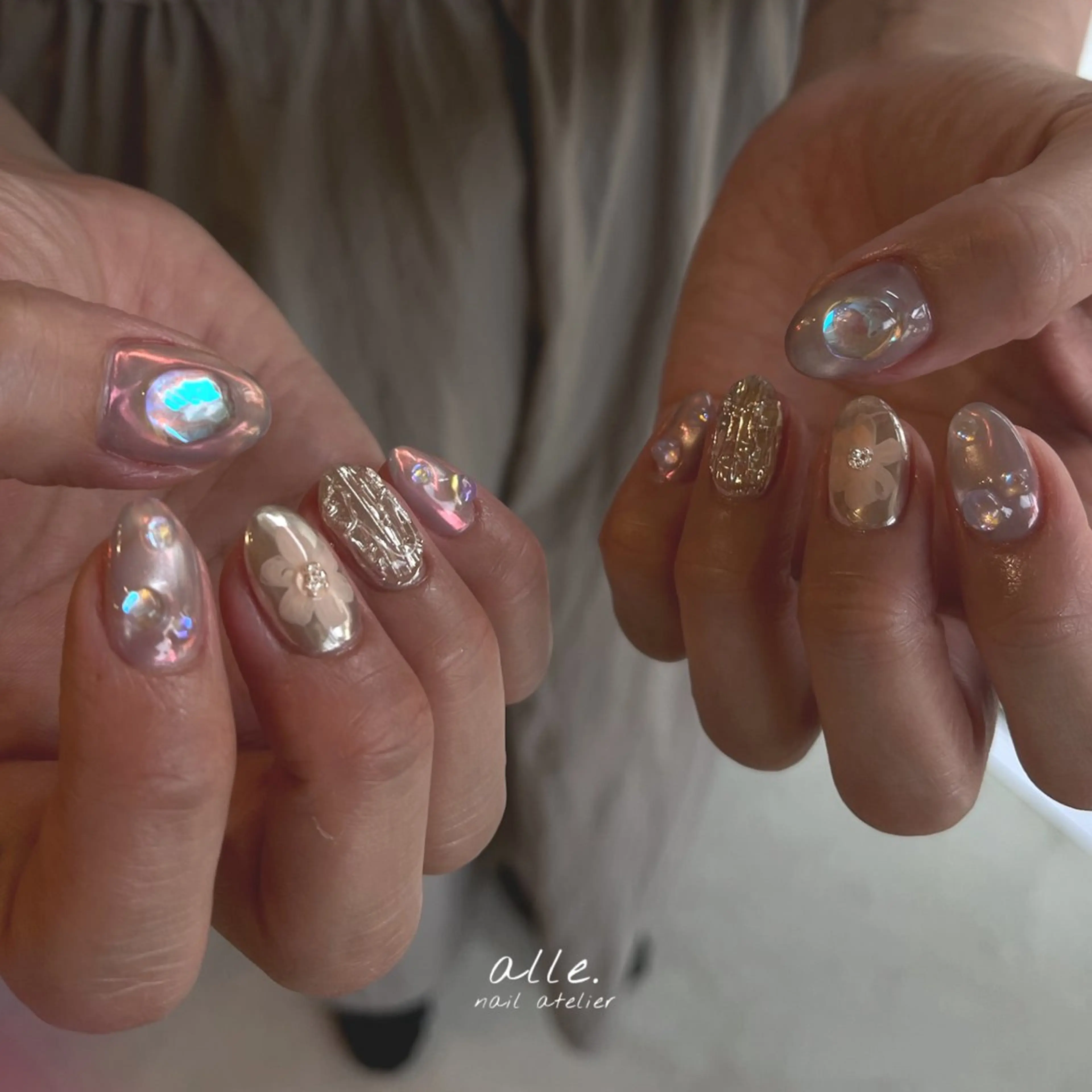 ネイル ハンドネイル atelier alle.のネイルデザイン