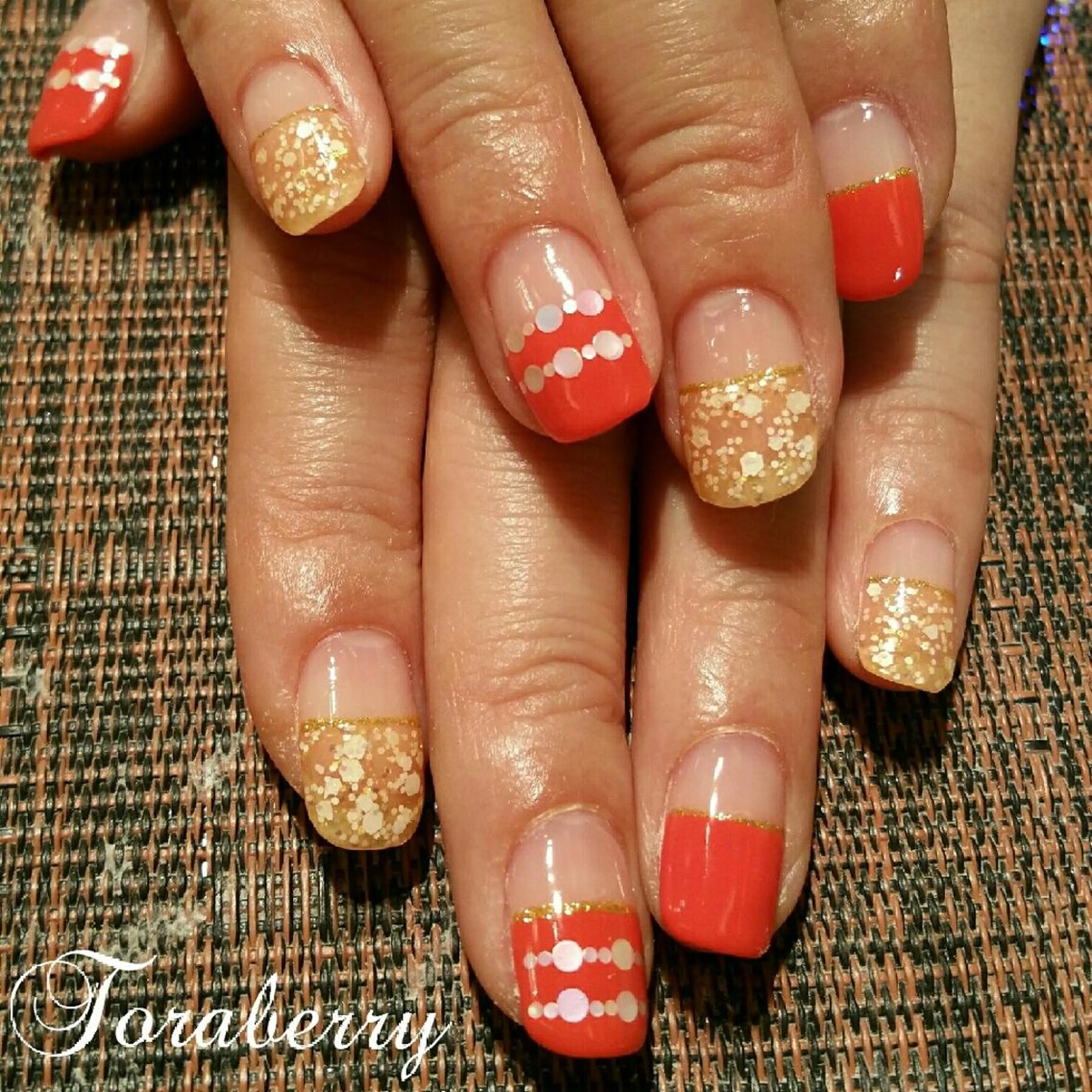 ネイル ボーダー ネイリスト なつみのネイルデザイン