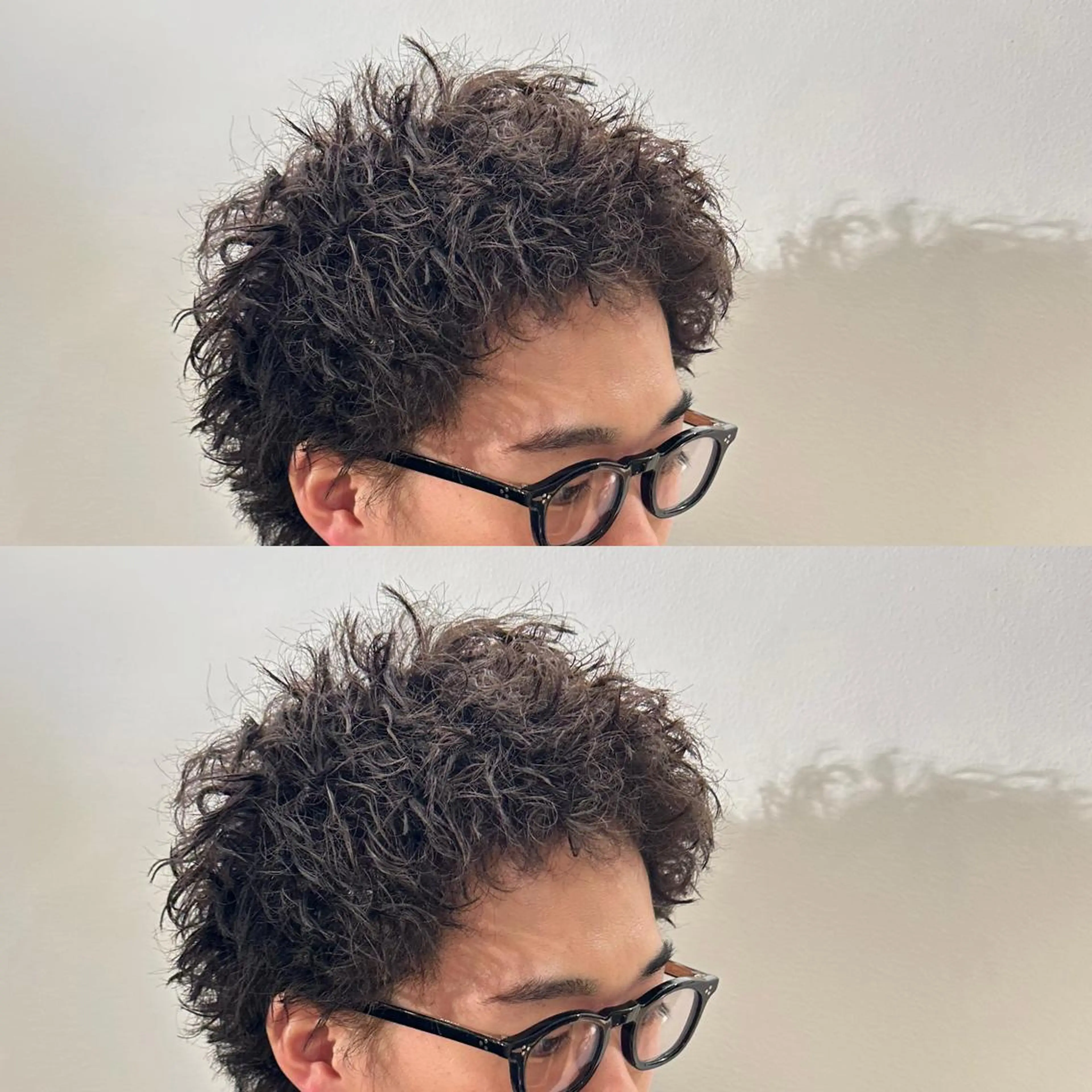 ミディアム パーマ ミディアムパーマ ツイストスパイラルパーマ スパイラルパーマ ツイストパーマ 【メンズ職人】 ✂️佐藤友のヘアスタイル