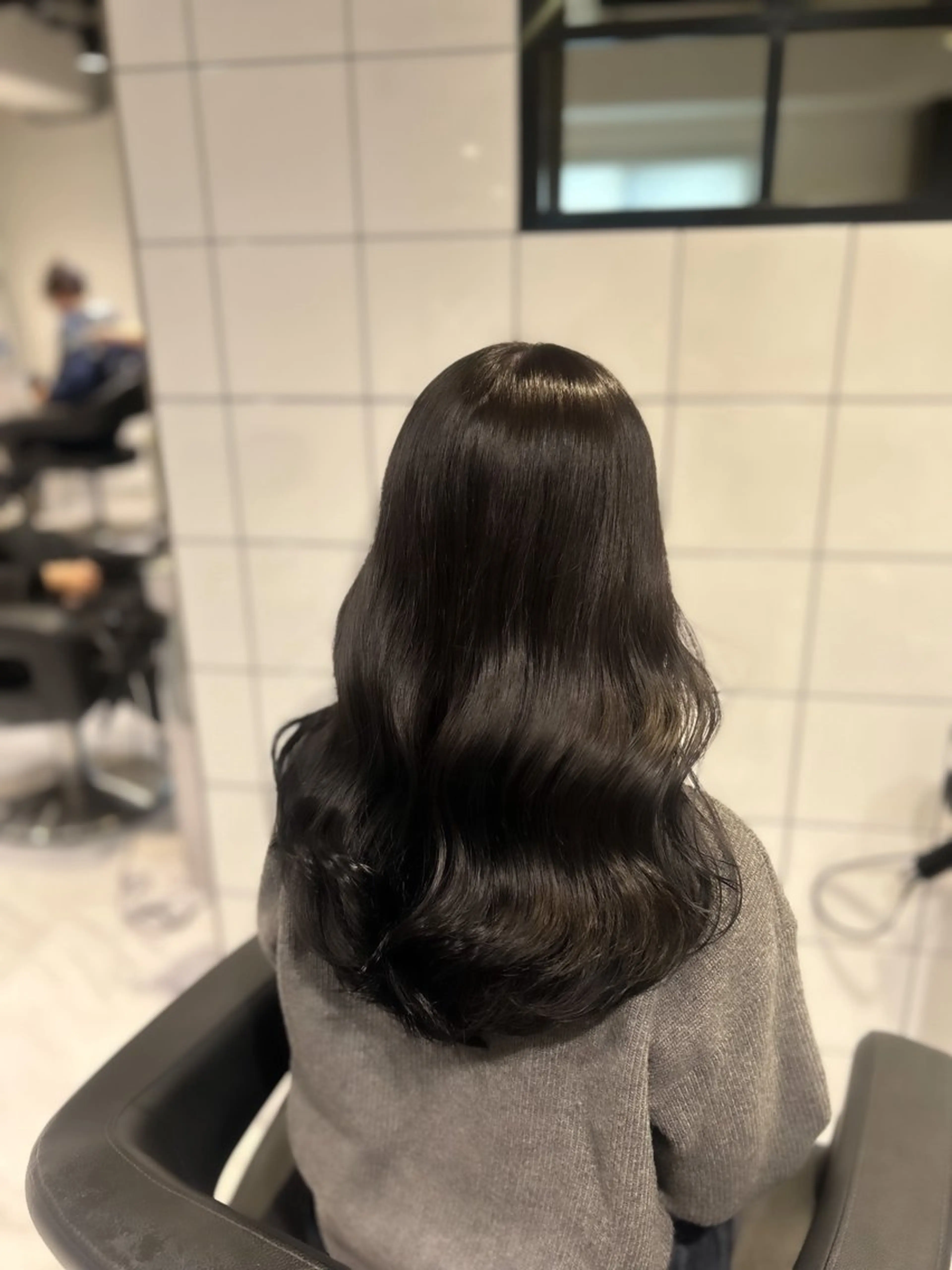 ロング カラー ヘアカラー トリートメント 表参道/透明感カラー /暗髪/ジュキヤのヘアスタイル