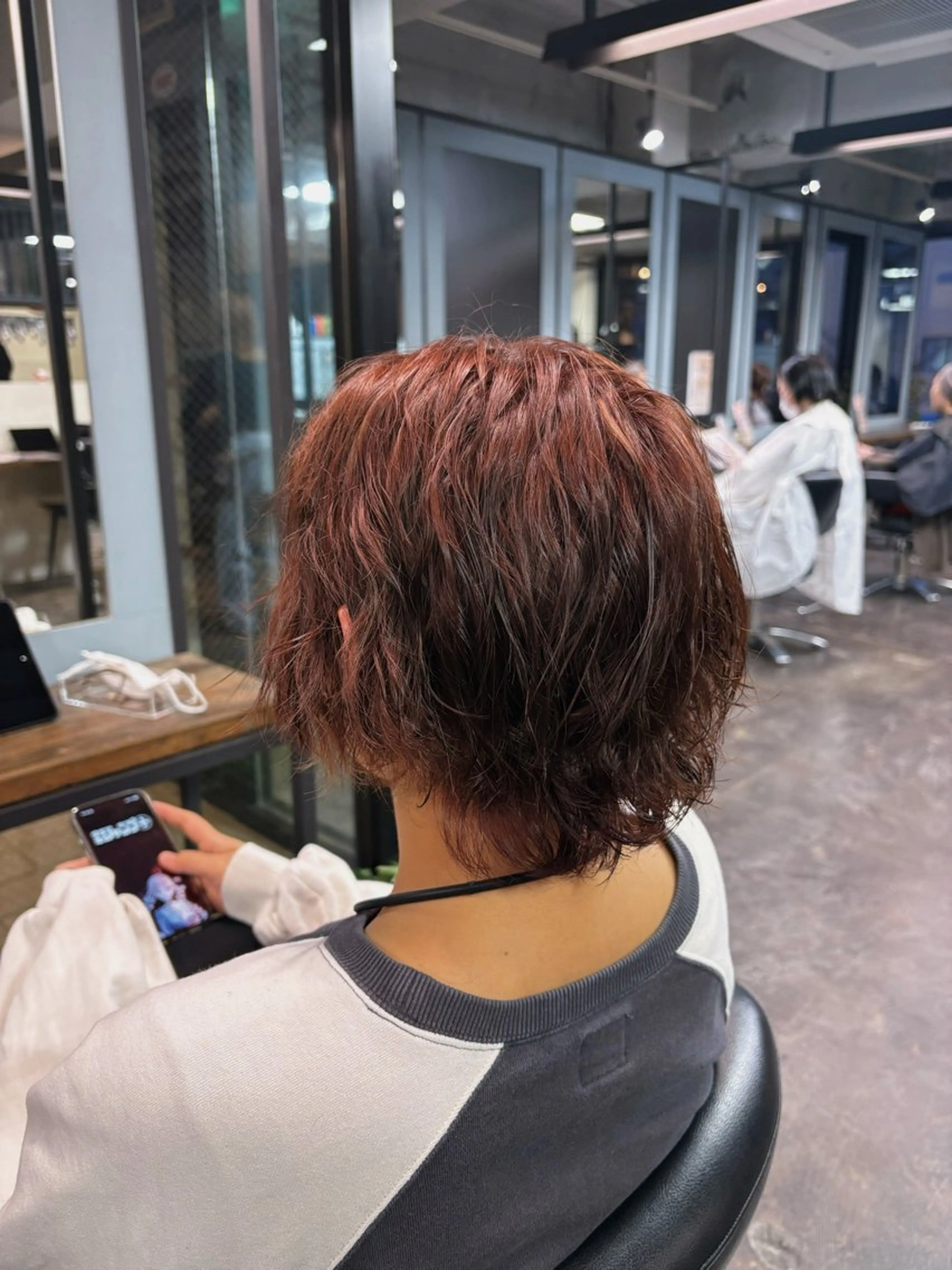 ミディアム カラー カット ヘアカラー 暖色カラー/髪質改善 🐮ユイカのヘアスタイル